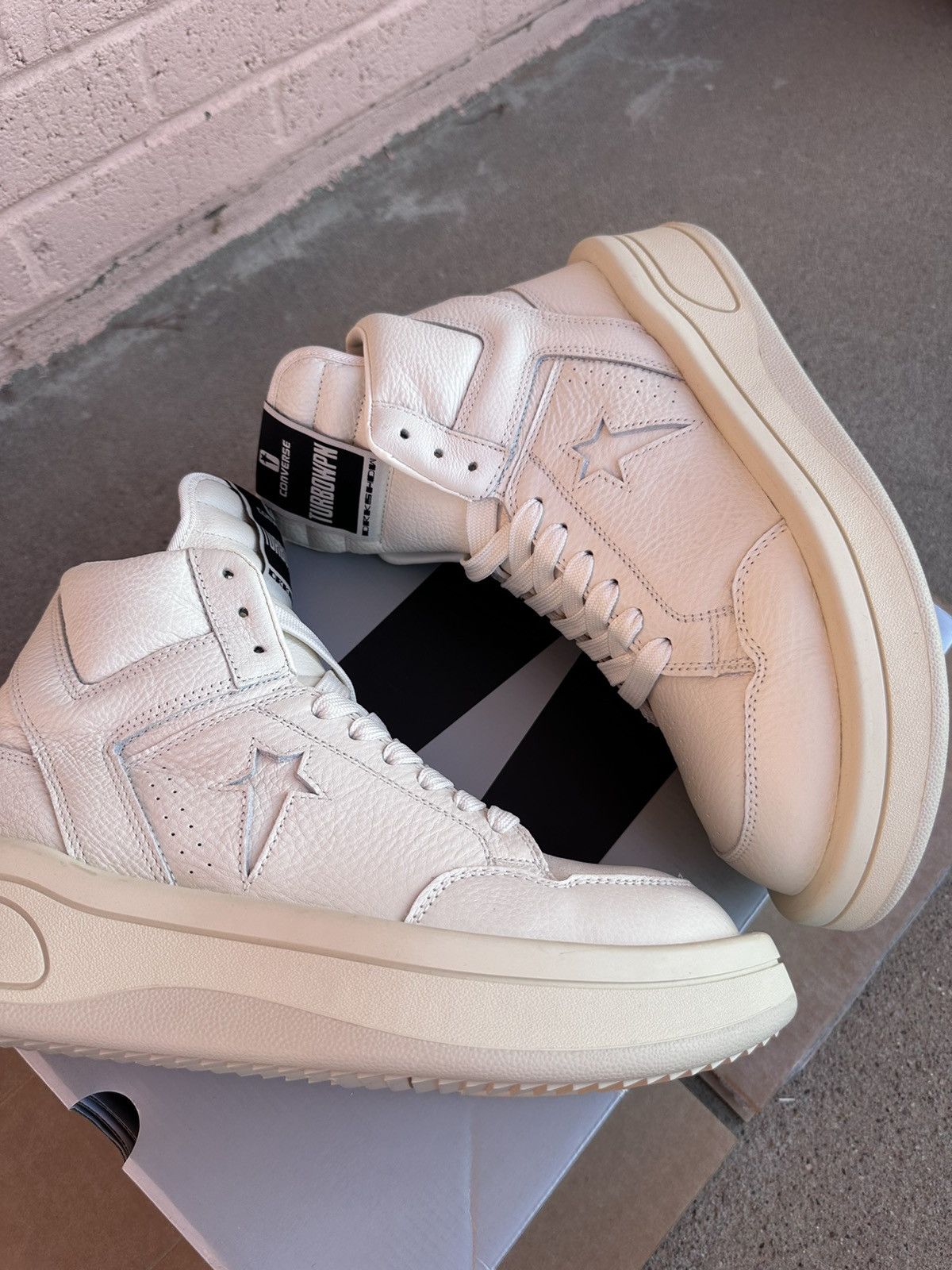 Converse × Rick Owens Drkshdw Rick Owens DRKSHDW Converse TURBOWPN Size US 9.5 / EU 42-43 - 1 Thumbnail