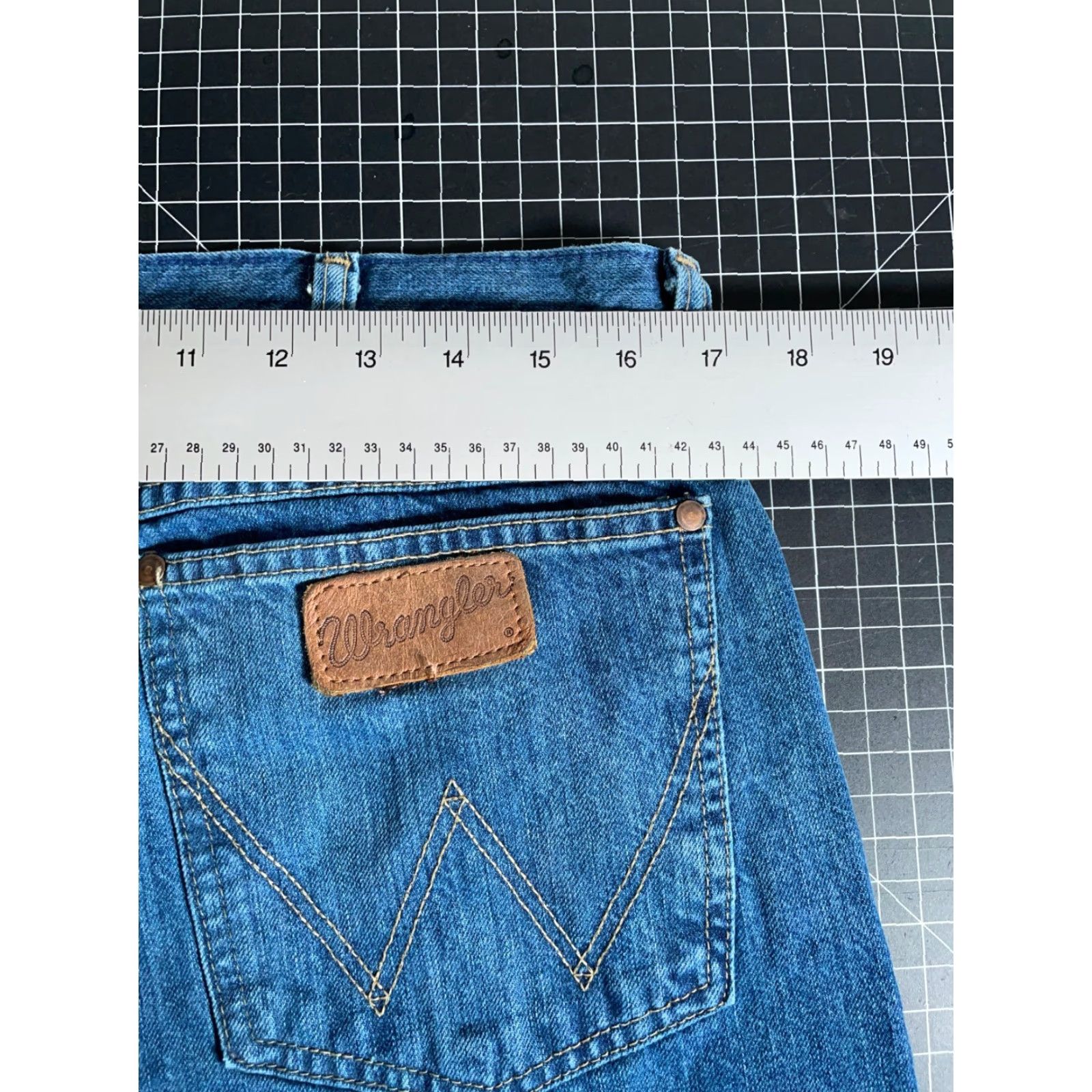 Wrangler Wrangler Retro Slim Boot Jeans Men's 34 x 36 Blue Denim Bootcut Size US 34 / EU 50 - 5 Thumbnail