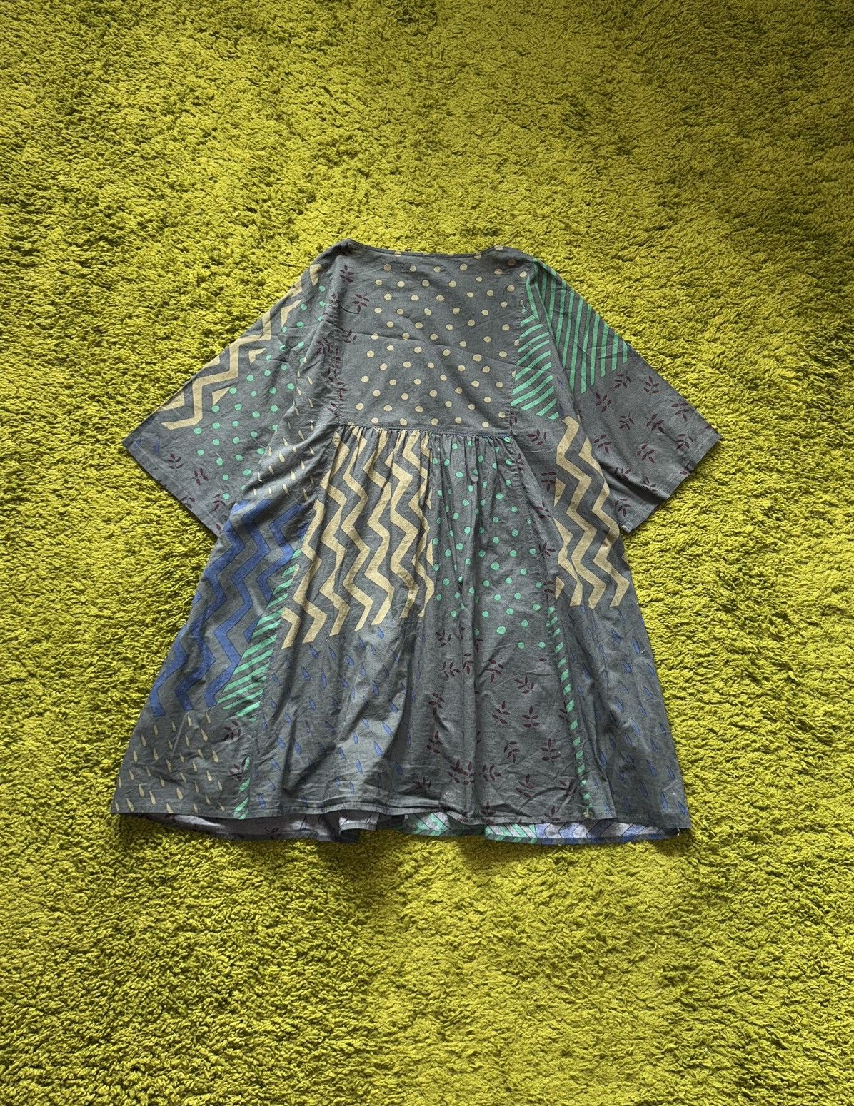 Gudrun Sjoden Gudrun Sjoden avant garde ethnic graphic tunic dress Size L / US 10 / IT 46 - 2 Thumbnail