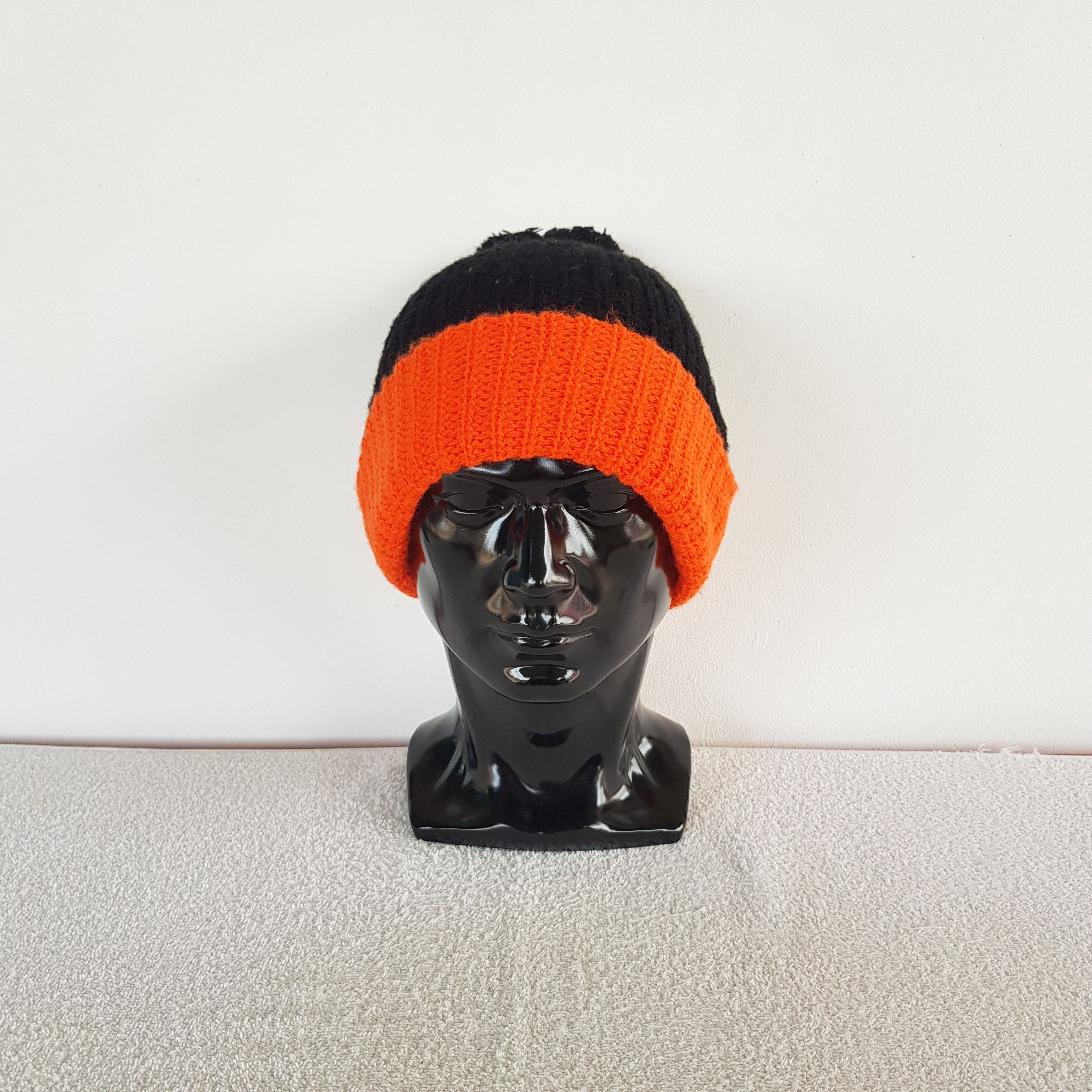 Homespun Knitwear Vintage 70s Craft with Pride Beanie Knit USA Snow Caps Hats Size ONE SIZE - 2 Thumbnail