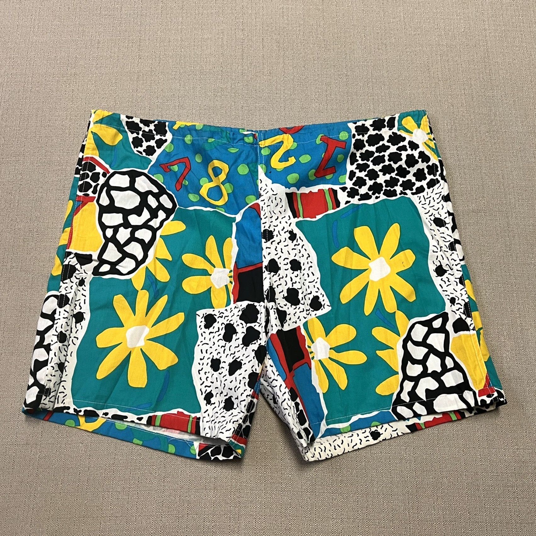Vintage VINTAGE Jams Swim Trunks Mens L 80s Hawaiian Surf AOP NOS Shorts Size US 33 - 2 Thumbnail