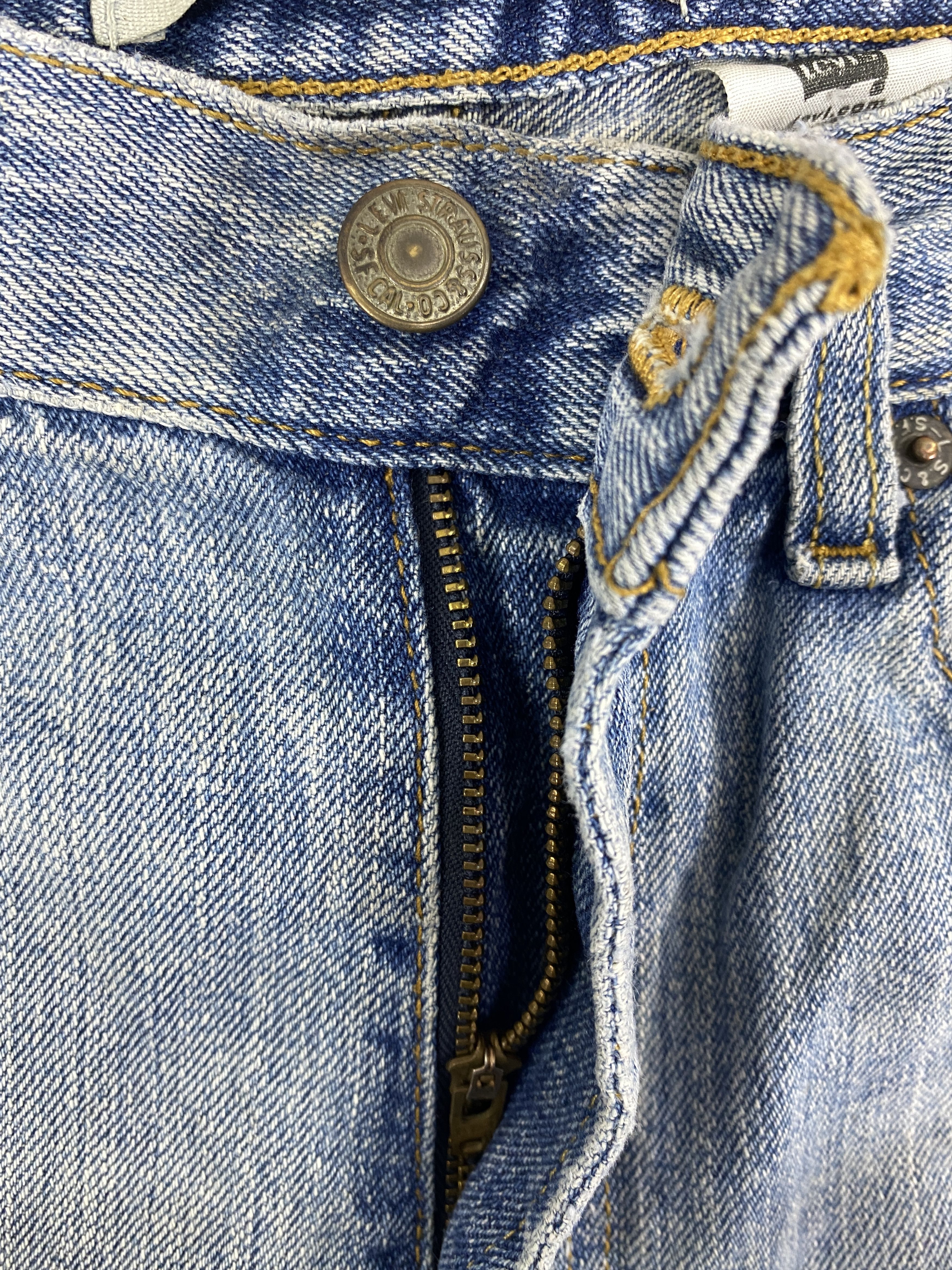Levi's Dirty Used Blue Vintage Levi's 569 30x30 Denim -JN1717 Size US 30 / EU 46 - 6 Thumbnail