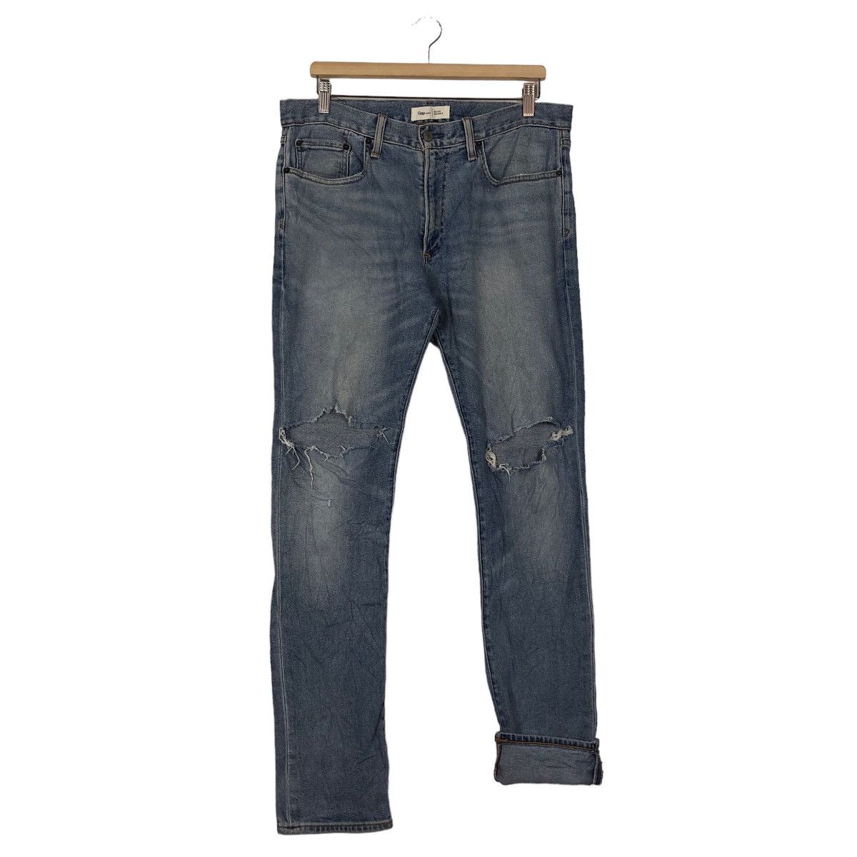 Japanese Brand 🔥90’s Rare Distressed Denim Jeans Vintage Gap 1969 Japan Size US 34 / EU 50 - 9 Thumbnail