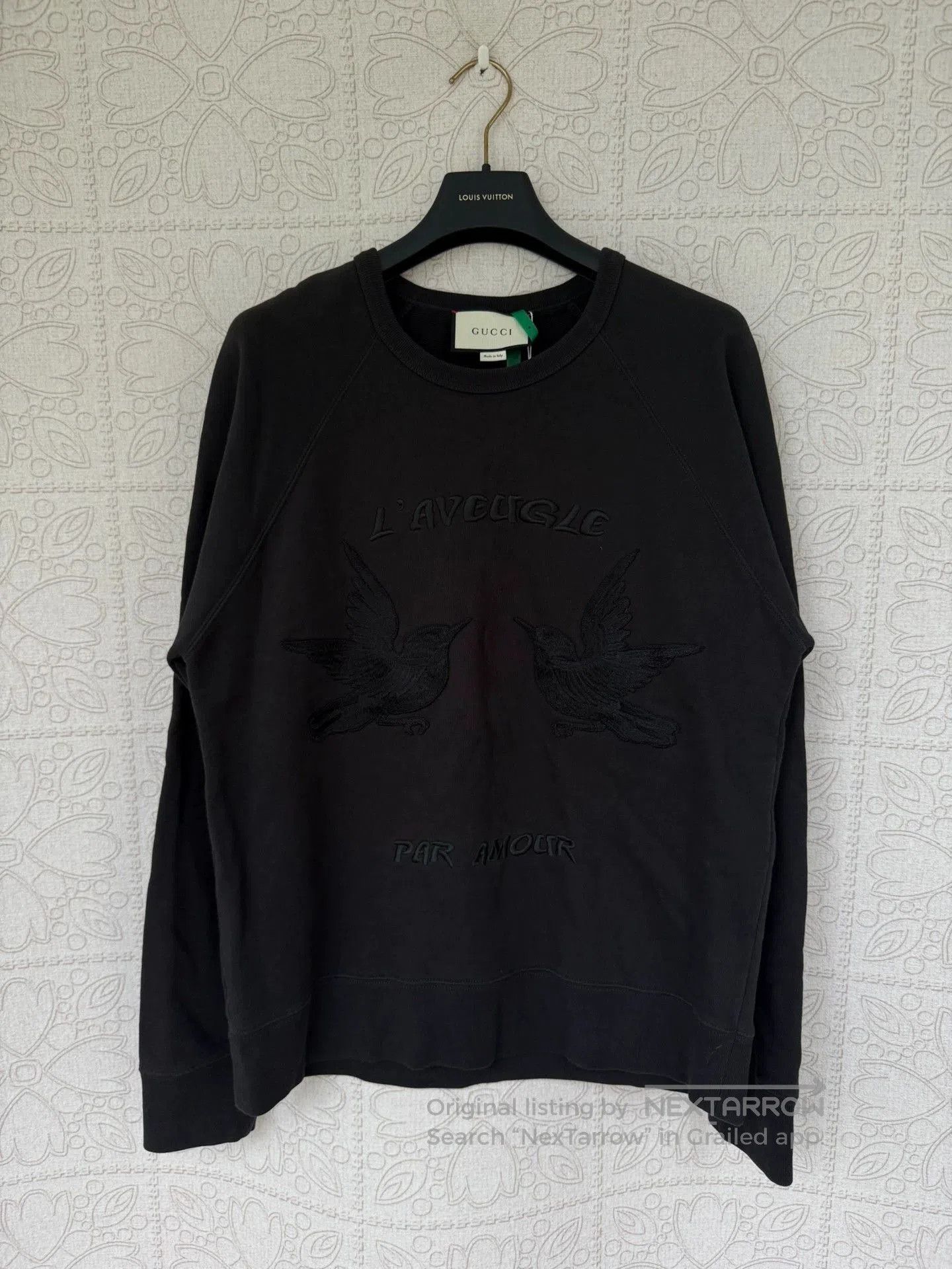 Gucci gucci embroidered black sweatshirt size medium. Size US M / EU 48-50 / 2 - 1 Thumbnail