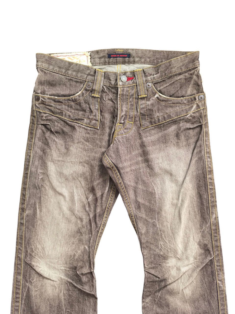 Japanese Brand Blueway Flared Denim Size US 32 / EU 48 - 3 Thumbnail