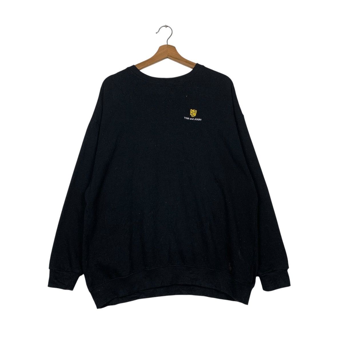 Japanese Brand Tom And Jerry Black Crewneck Sweatshirt Size US L / EU 52-54 / 3 - 2 Thumbnail