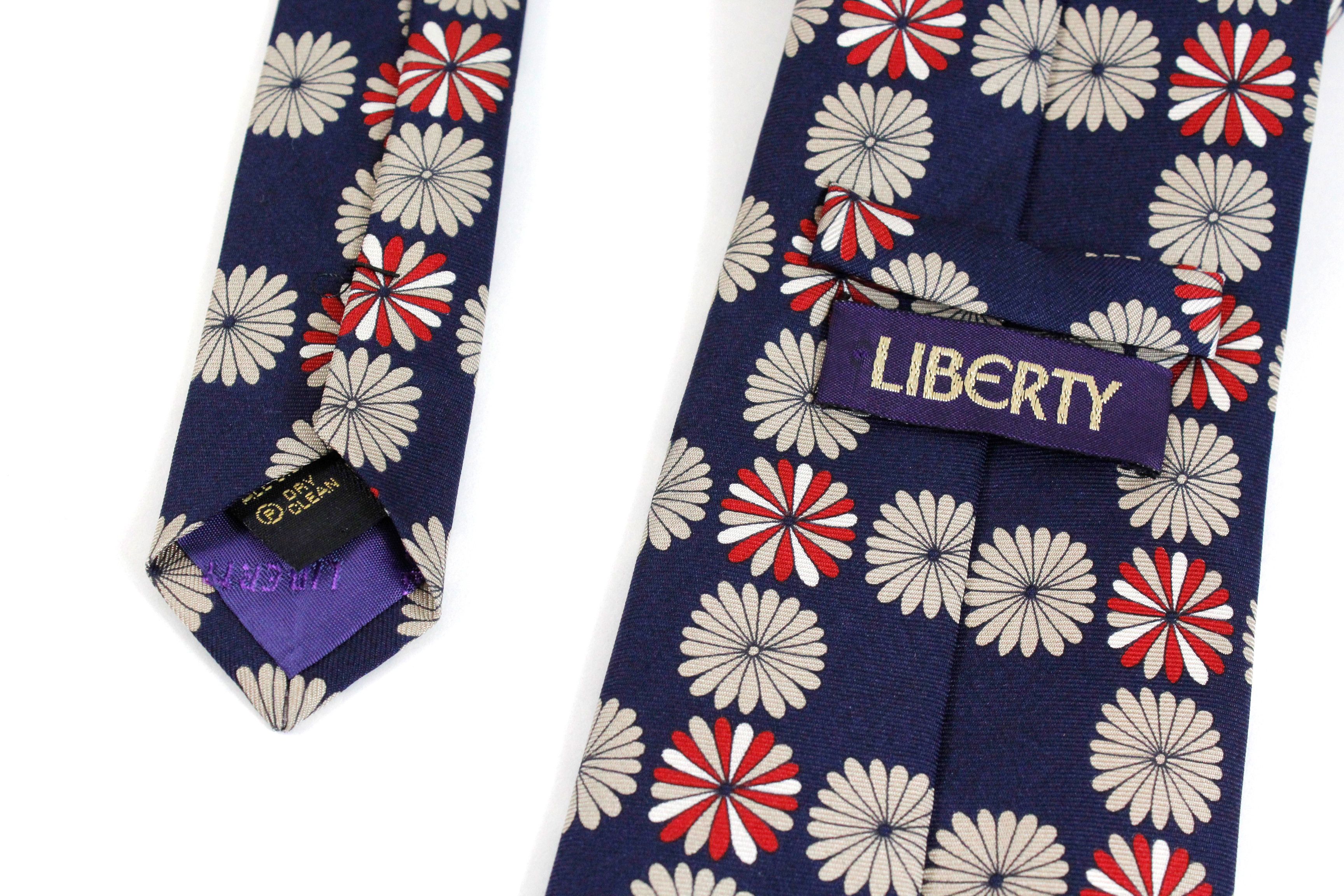 Liberty × Liberty London Liberty London Floral Pattern Silk Tie Cravatte Size ONE SIZE - 3 Thumbnail