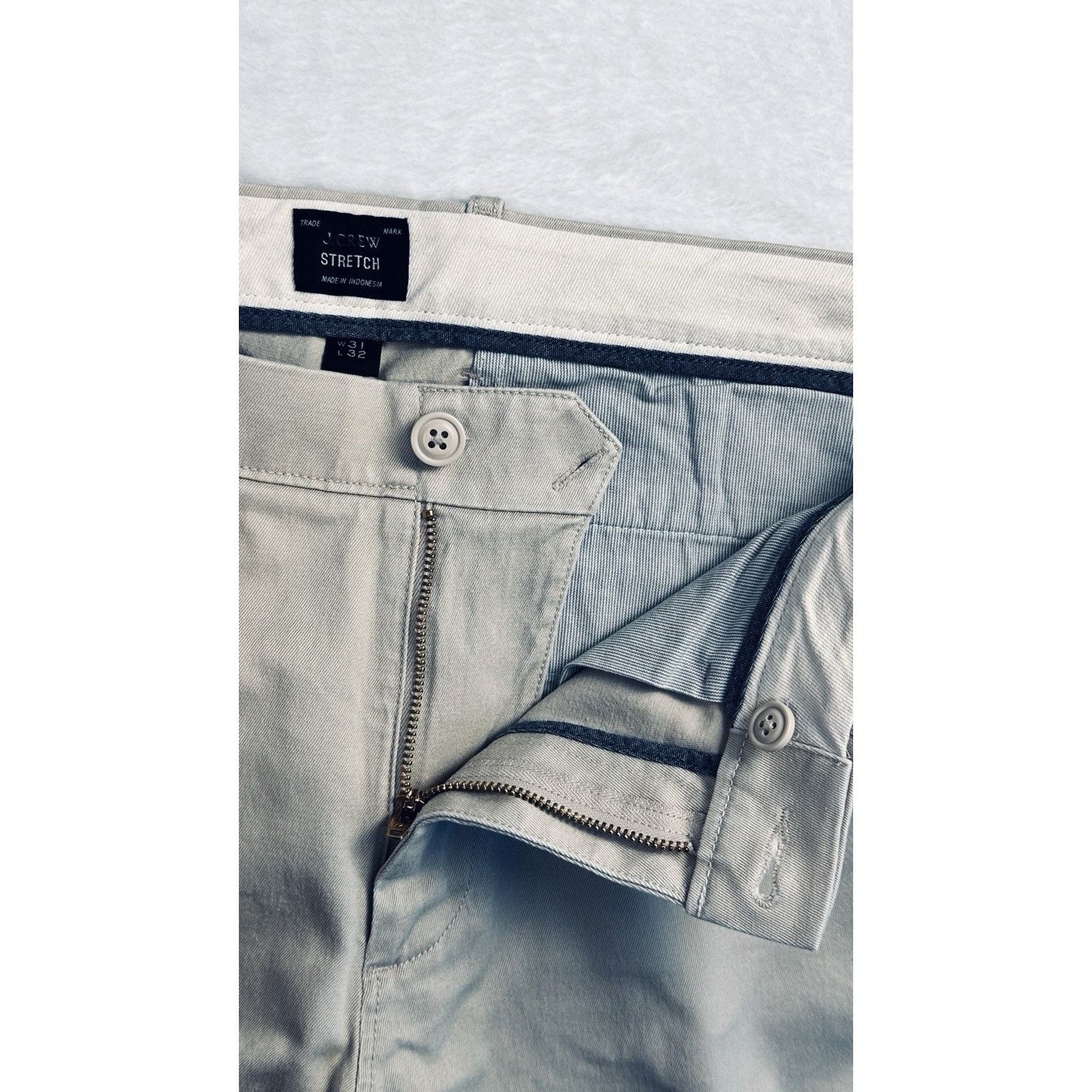 J.Crew J.Crew Mens 484 Slim-fit Stretch Chino Weathered Pant 31/32 Size US 31 - 11 Thumbnail