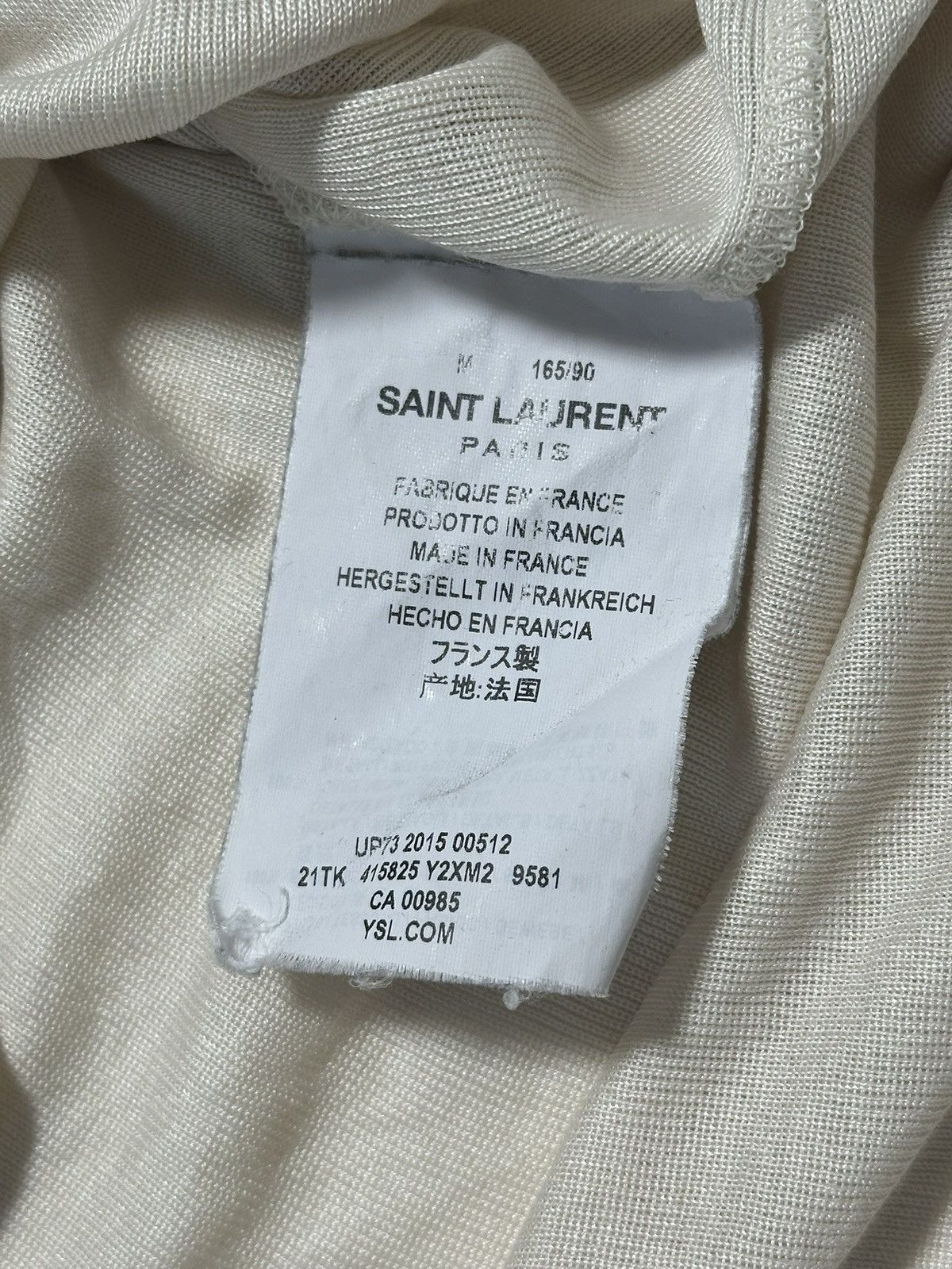 Hedi Slimane × Saint Laurent Paris Saint Laurent Paris SS16 Star Embroidered Shirt Size US XS / EU 42 / 0 - 6 Thumbnail