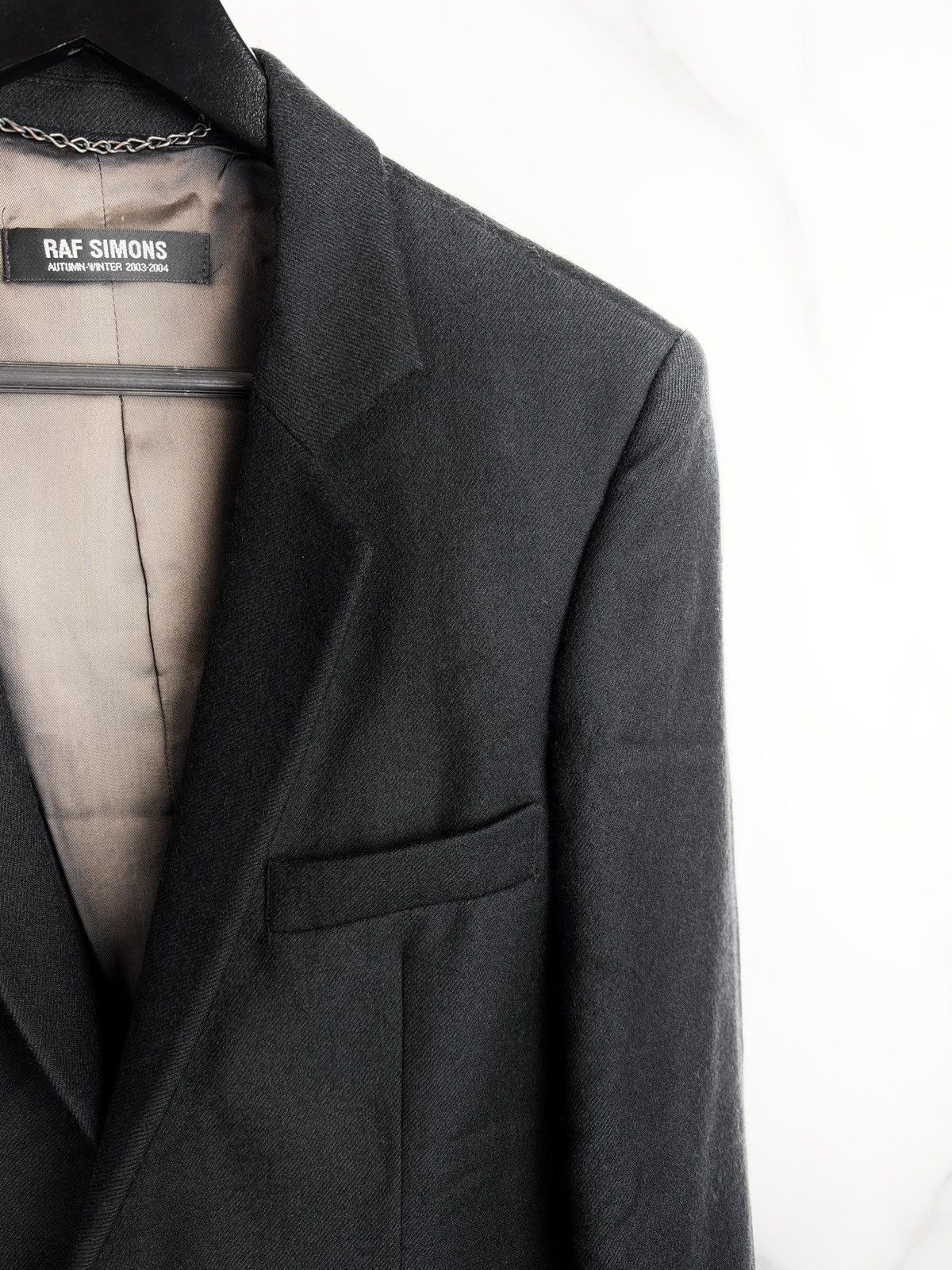 Raf Simons AW03 Raf Simons Closer Wool Blazer Jacket Black Size US S / EU 44-46 / 1 - 5 Thumbnail