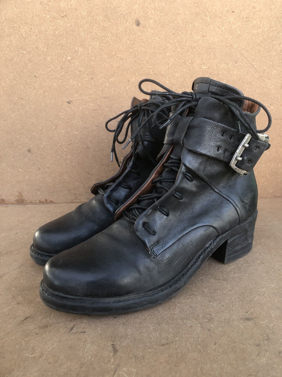 A.S.98 A.S 98 Black Calfskin Leather Women’s Boots Size 40 Size US 9 / IT 39 - 1 Thumbnail