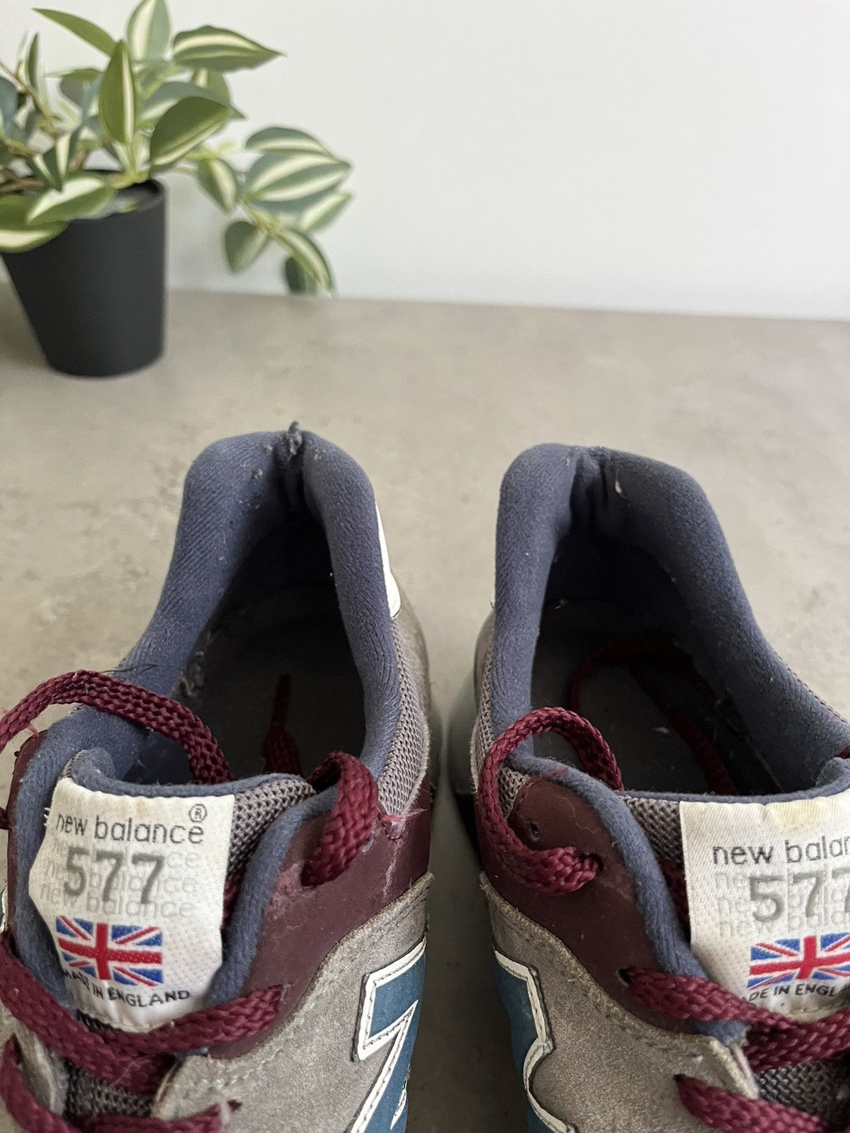 New Balance × Vintage Vintage Rare New Balance 577 made in England us 8.5 42 Size US 8.5 / EU 41-42 - 5 Thumbnail