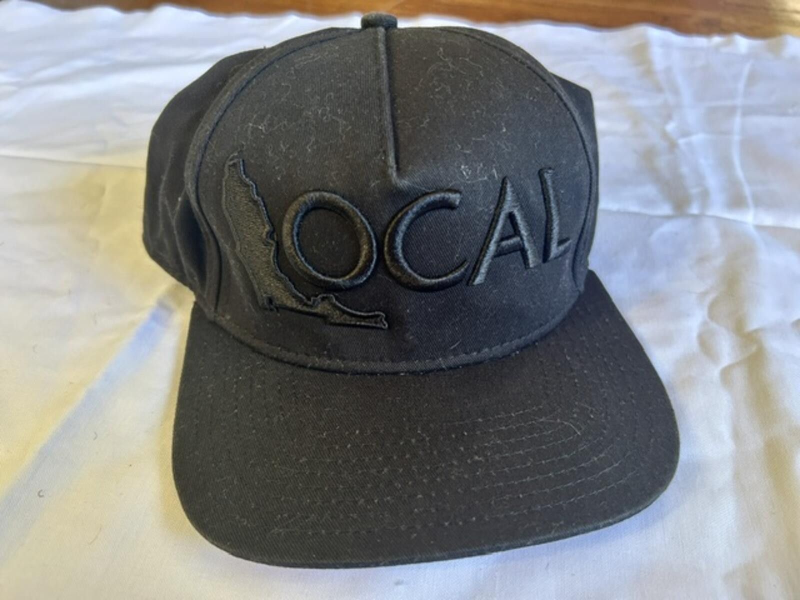 Local Authority Local Black Baseball Cap with Florida State Seal Under Brim Size ONE SIZE - 1 Thumbnail