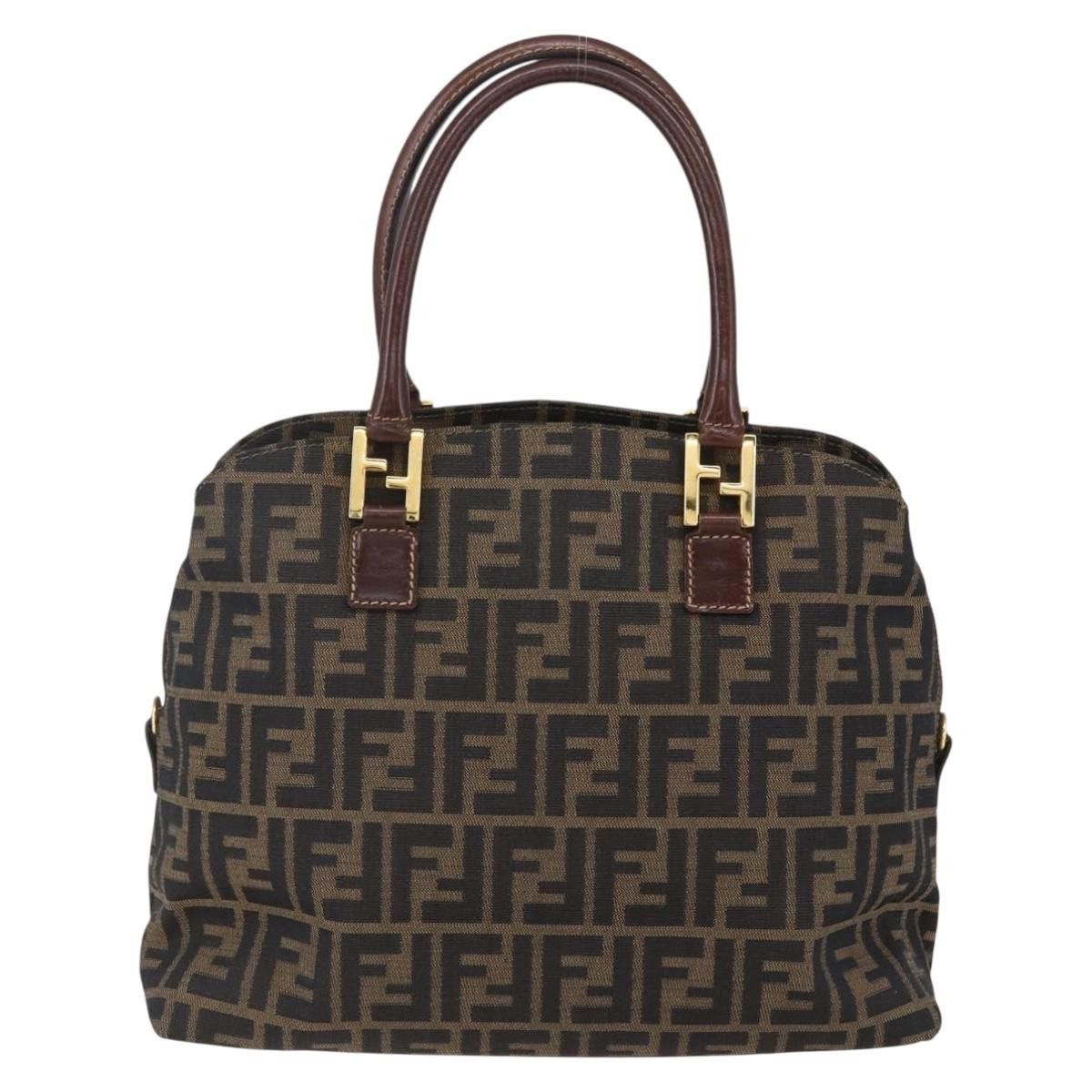 Fendi FENDI Zucca Canvas Mamma Baguette Hand Bag Black Brown Size ONE SIZE - 2 Thumbnail