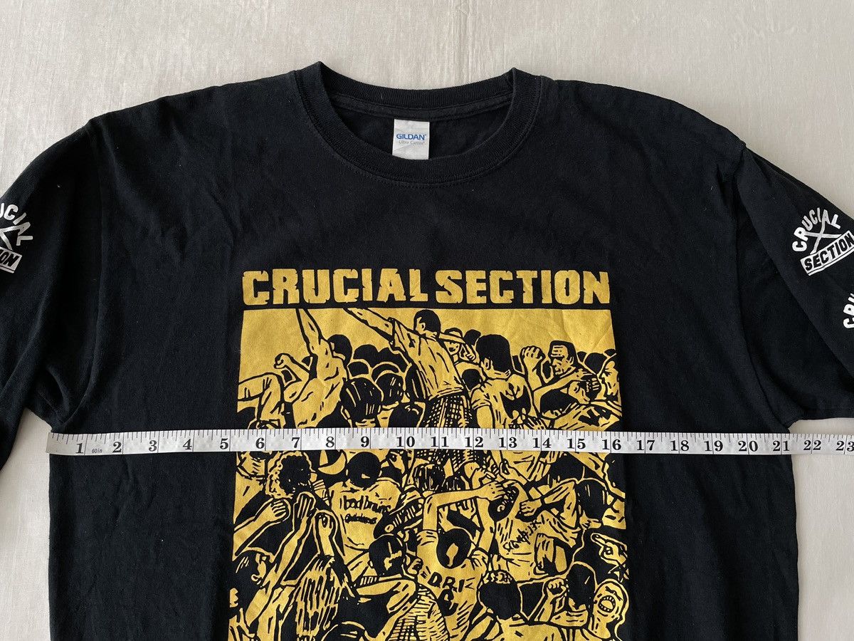 Band Tees Crucial Section Japan Thrash Core Punk Long Sleeve Tshirt Size US L / EU 52-54 / 3 - 6 Thumbnail