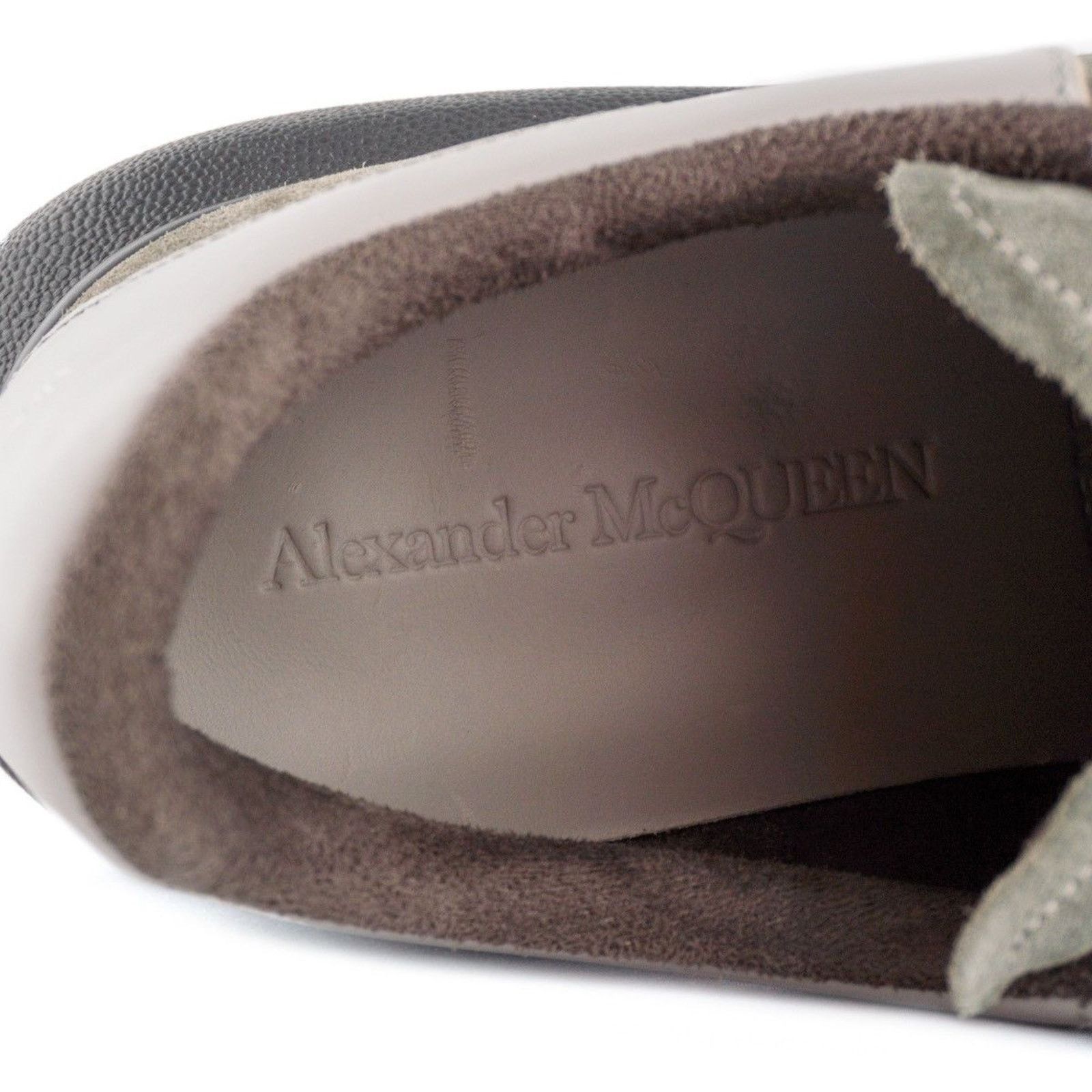 Alexander McQueen Alexander Mcqueen Grey Logo Embossed Oversized Sneakers Size US 11 / EU 44 - 7 Thumbnail