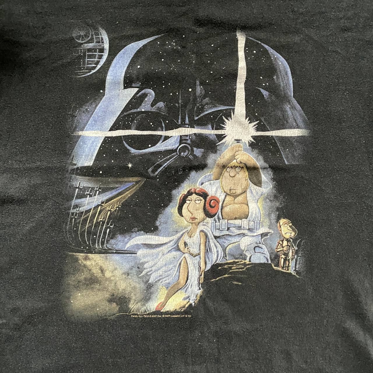Vintage VINTAGE Y2K FAMILY GUY STAR WARS AMAZING HUMOR TEE 126 Size US L / EU 52-54 / 3 - 2 Thumbnail