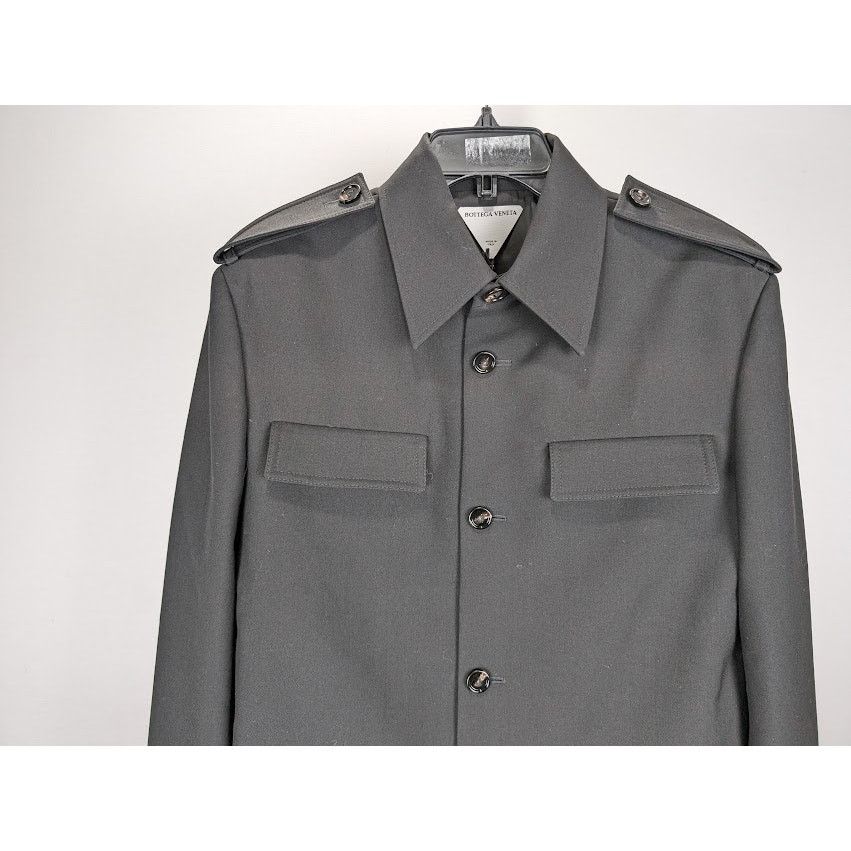 Bottega Veneta o1rshd1 Light Wool Twill Jacket in Black Size US S / EU 44-46 / 1 - 5 Thumbnail