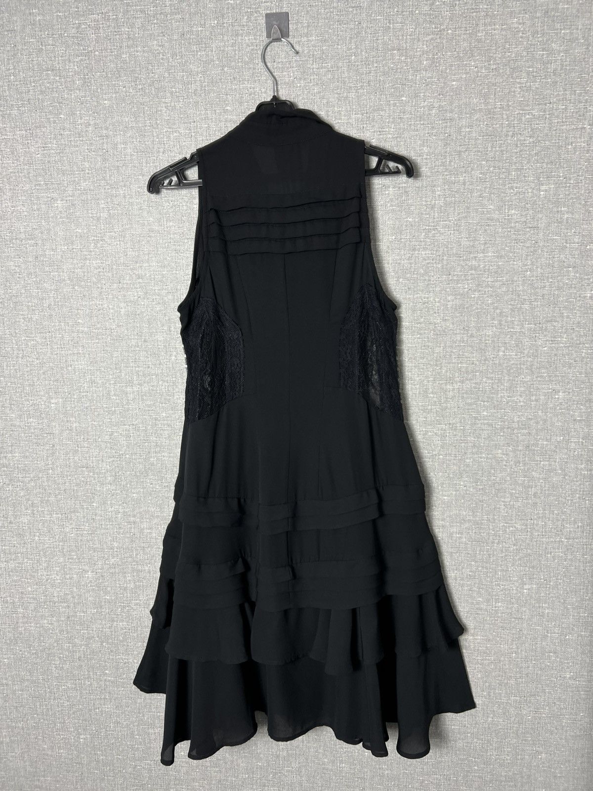Alexander McQueen McQ Alexander McQueen Sleeveless Pleated Ruffle Shirt Dress Size S / US 4 / IT 40 - 5 Thumbnail