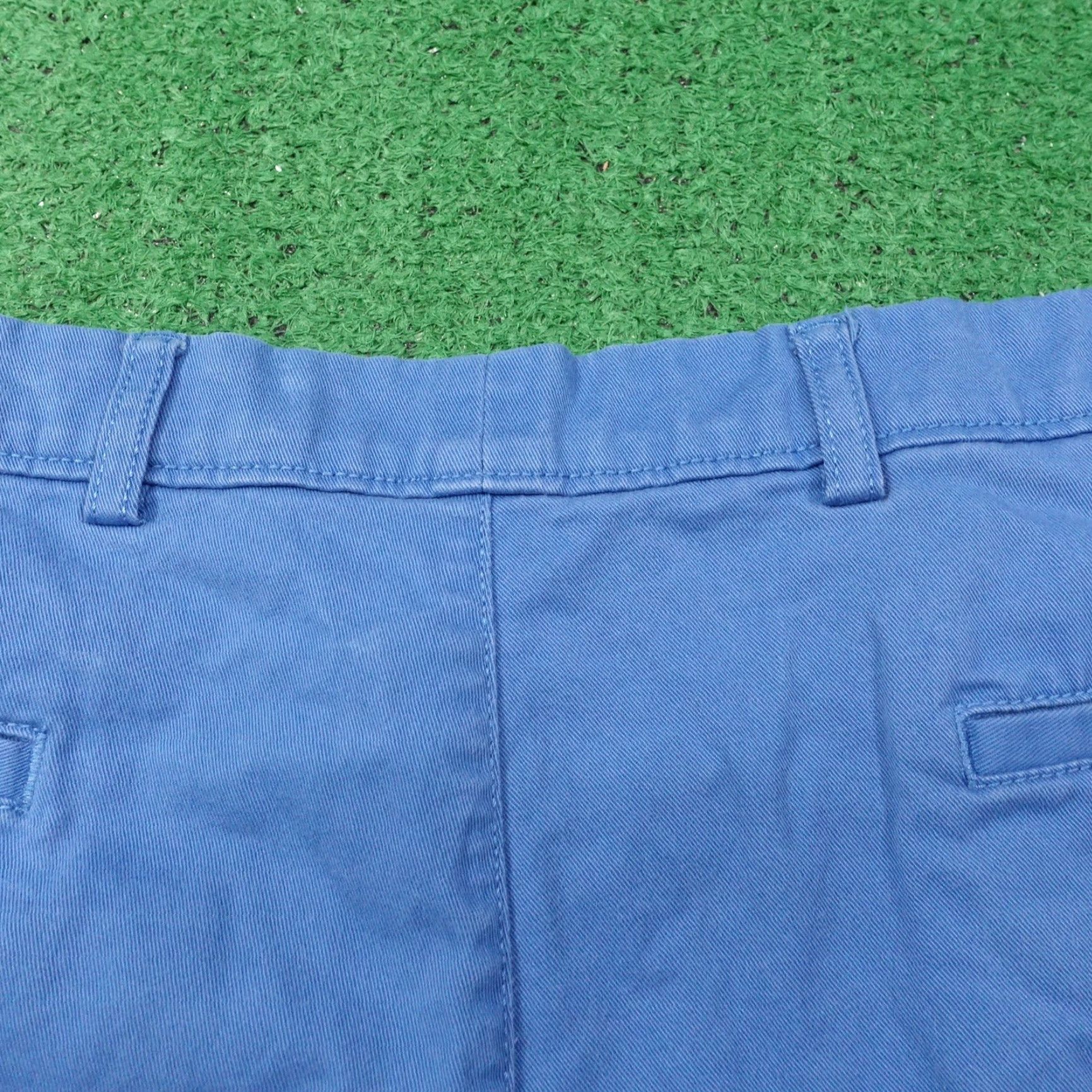 Roundtree & Yorke Roundtree & Yorke Men's Shorts 50 Blue Chino Flat Front Casual Big & Tall Stretch Cotton Size US 34 / EU 50 - 5 Thumbnail