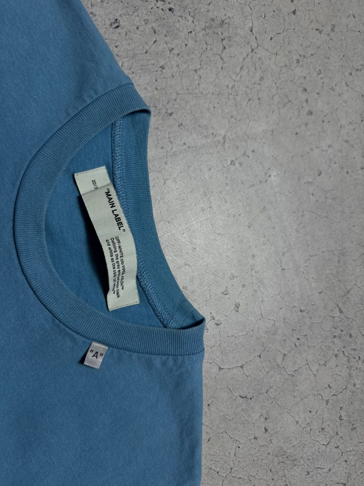 Off-White Off-White Luxury Blue T-Shirt Size M Big Logo Size US M / EU 48-50 / 2 - 6 Thumbnail