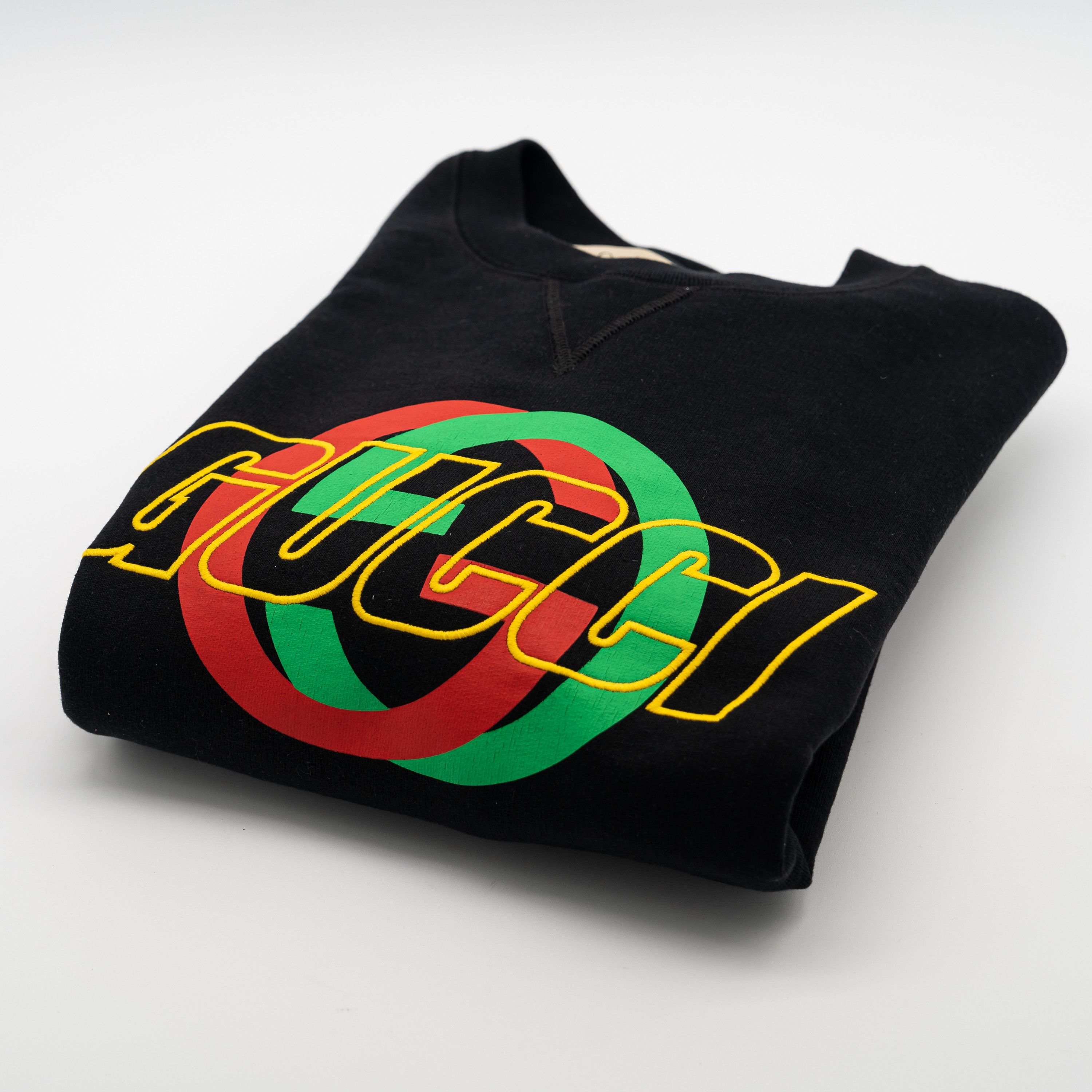 Gucci S Gucci GG Interlocking Crewneck Sweatshirt embroidery Black Size US S / EU 44-46 / 1 - 4 Thumbnail