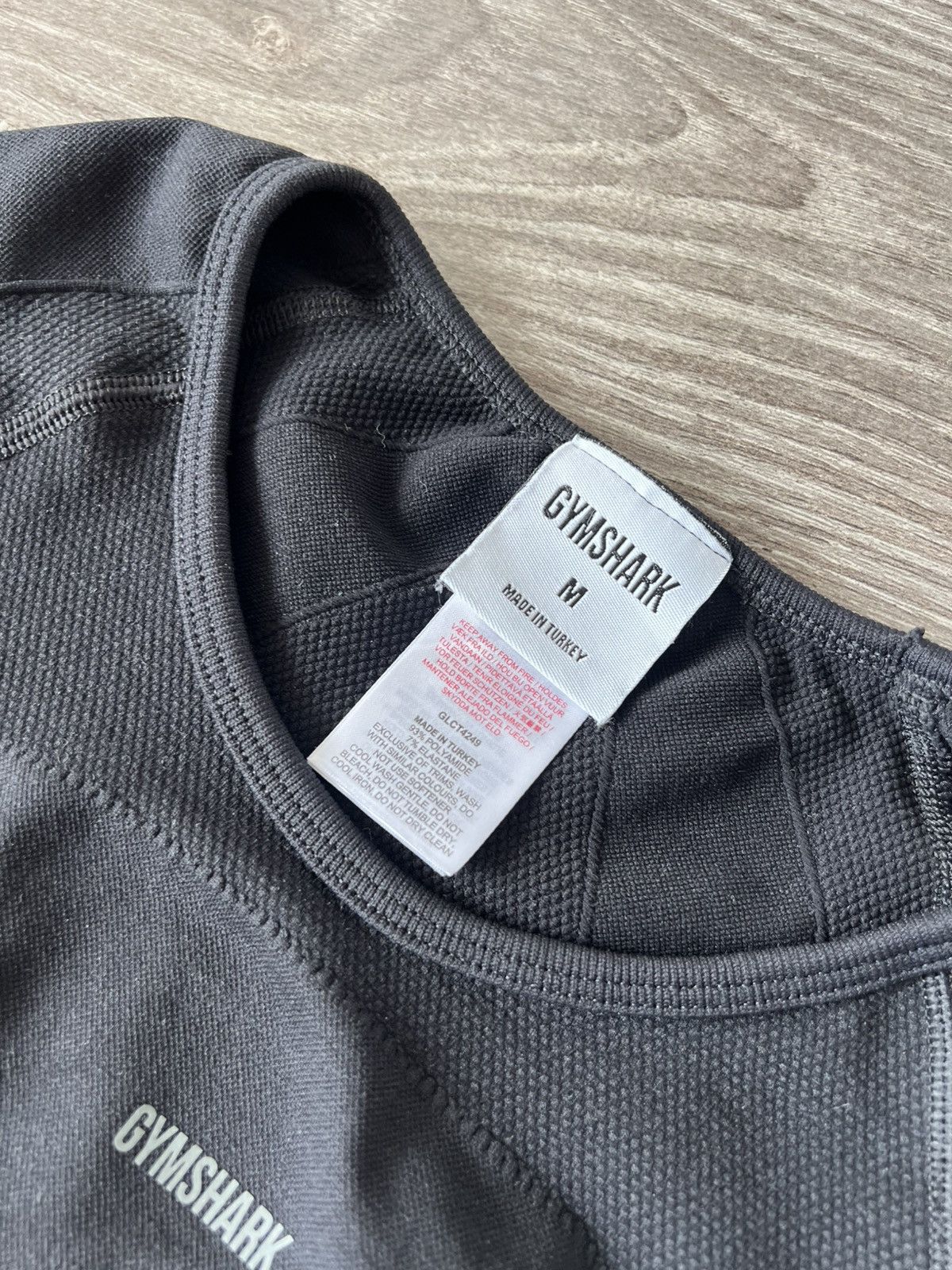 Gymshark ‼️Gymshark Womans Long Sleeve Onyx Straight Fit Gym Top‼️ Size M / US 6-8 / IT 42-44 - 19 Thumbnail