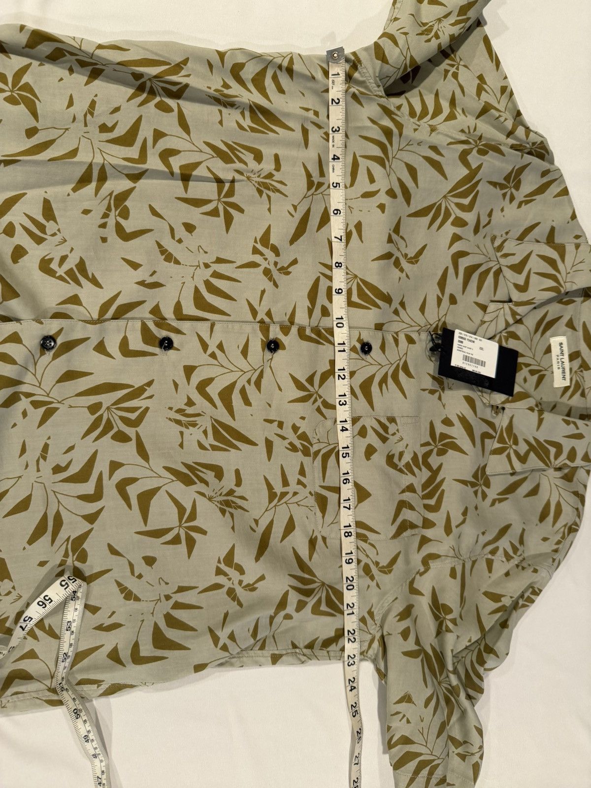 Saint Laurent Paris Saint Laurent men Hawaiian shirt.XXL. $890 Size US XXL / EU 58 / 5 - 3 Thumbnail