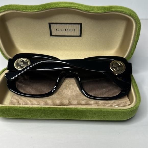 Gucci New Authentic GUCCI Grey Square Ladies Sunglasses GG1029SA 0 Size ONE SIZE - 7 Thumbnail