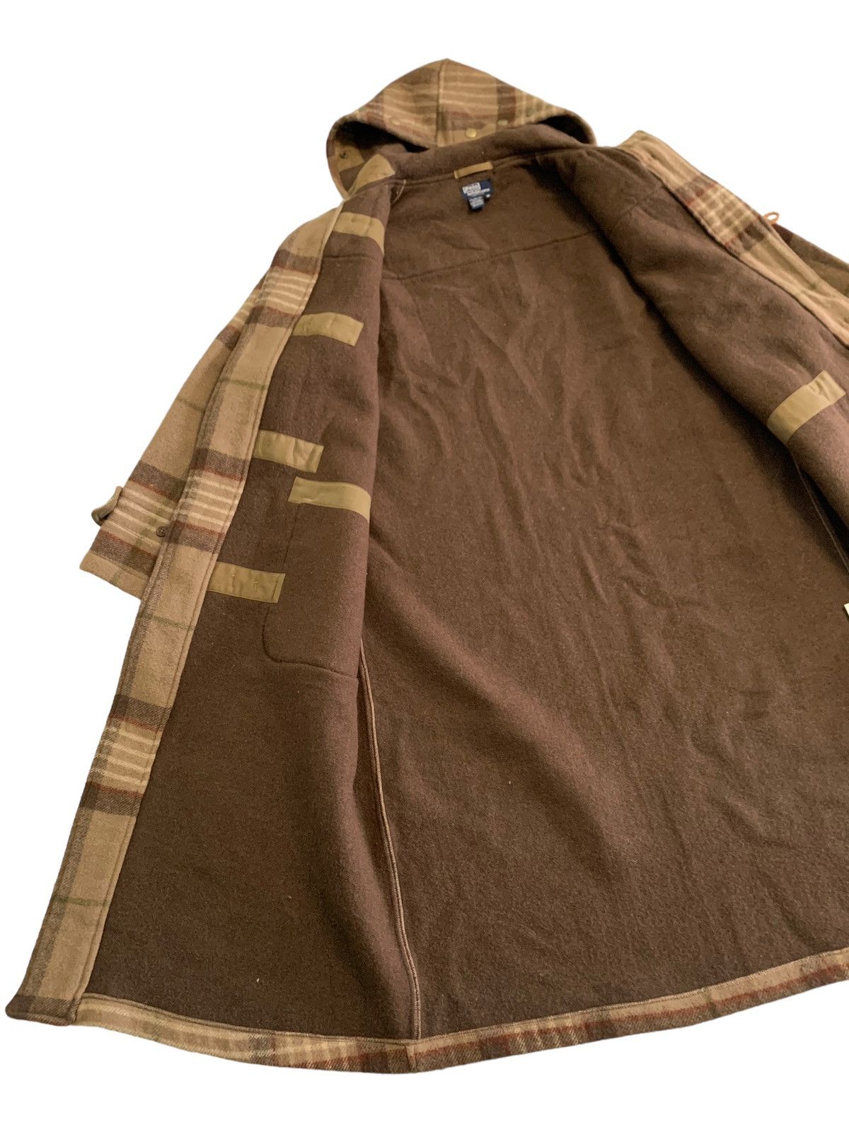Polo Ralph Lauren Ralph Lauren Calhoun Plaid Wool Blend Duffer LongCoat Size US M / EU 48-50 / 2 - 10 Thumbnail