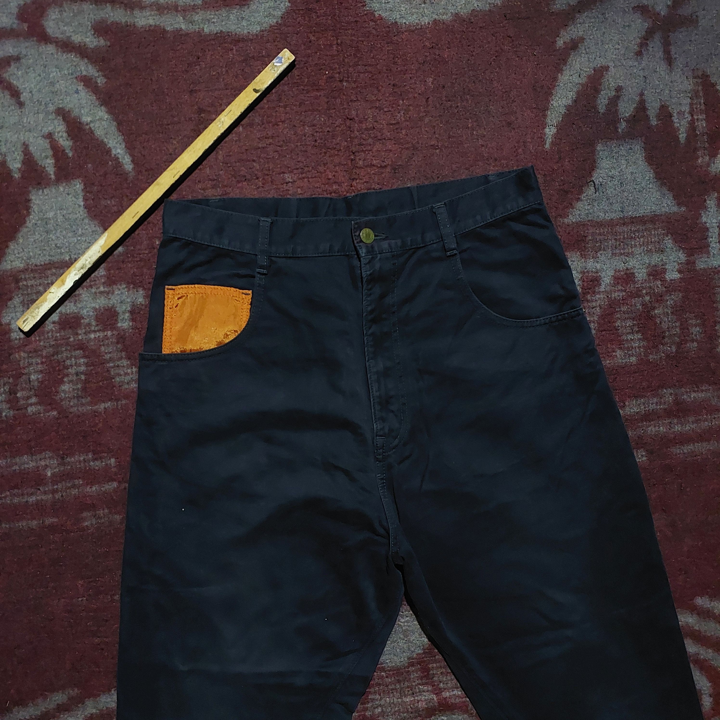 Frapbois Frapbois issey miyake navy drop crotch pants Size US 32 / EU 48 - 3 Thumbnail