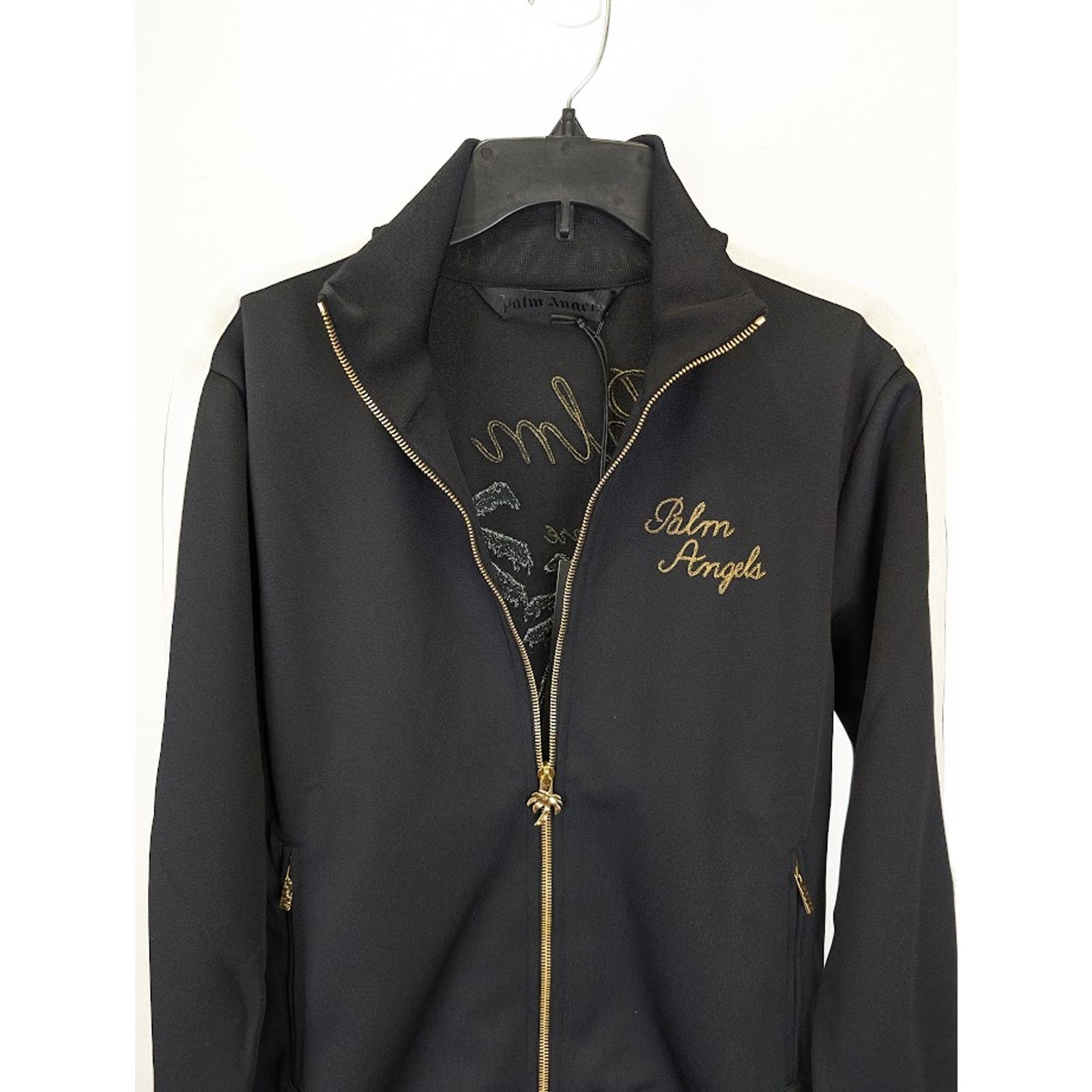 Palm Angels o1rshd1 Track Jacket in Black Gold Size US S / EU 44-46 / 1 - 11 Thumbnail