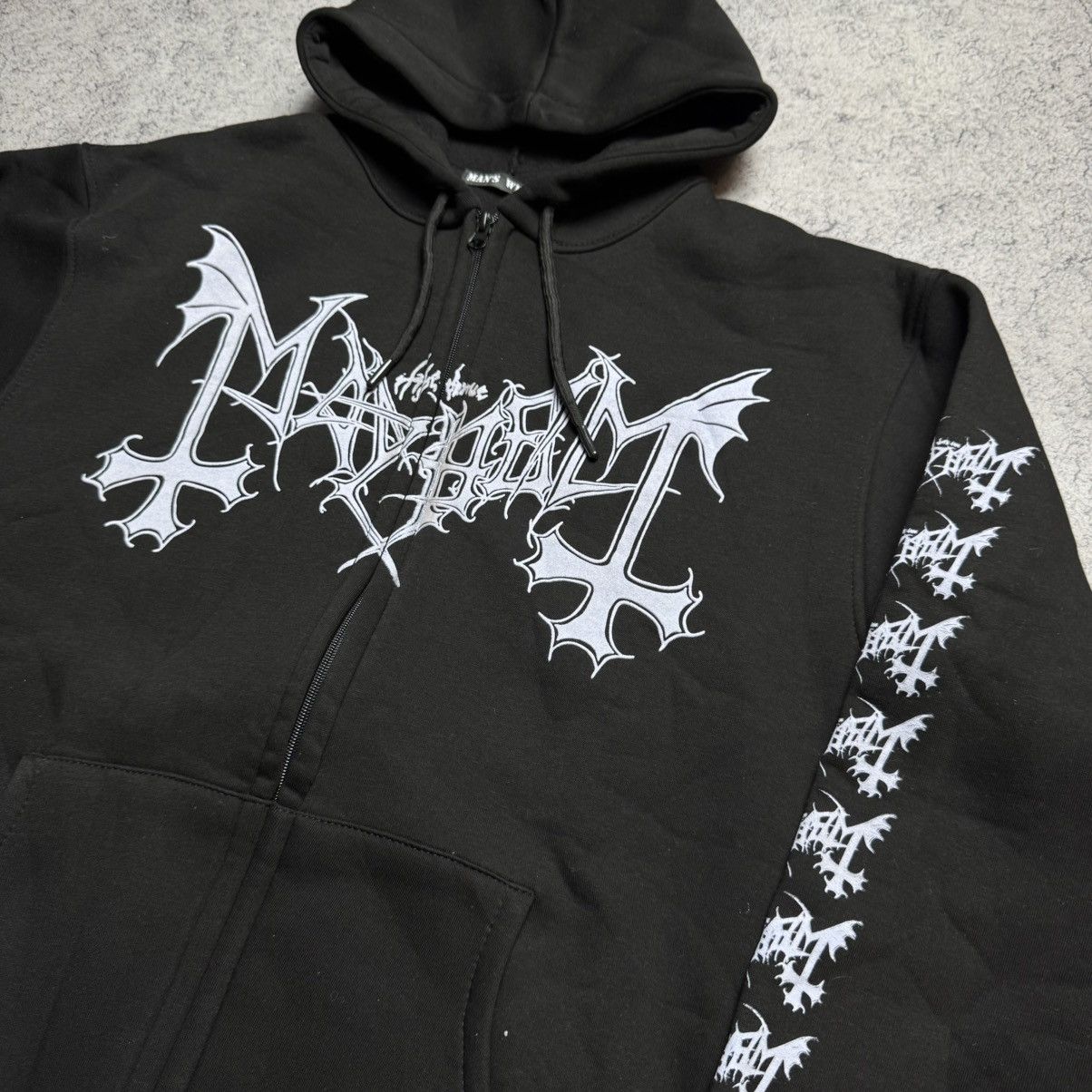 Band Tees Vintage Mayhem Grand Declaration Of War 00s Hoodie Size US L / EU 52-54 / 3 - 5 Thumbnail