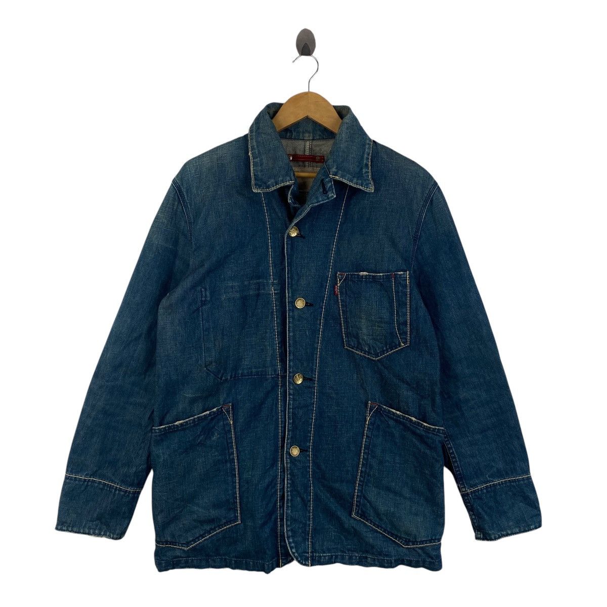 Levi's Vintage LEVI’S STRAUSS Redloop Workwear Casual Jeans Jacket Size US L / EU 52-54 / 3 - 1 Thumbnail
