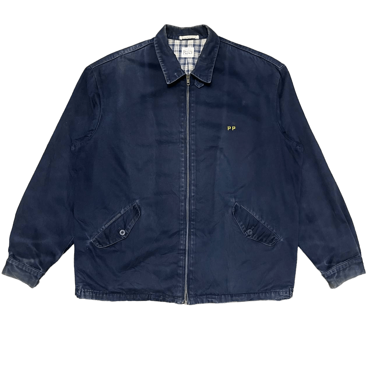 Japanese Brand Vintage Papas Indigo Jacket Size US L / EU 52-54 / 3 - 2 Thumbnail