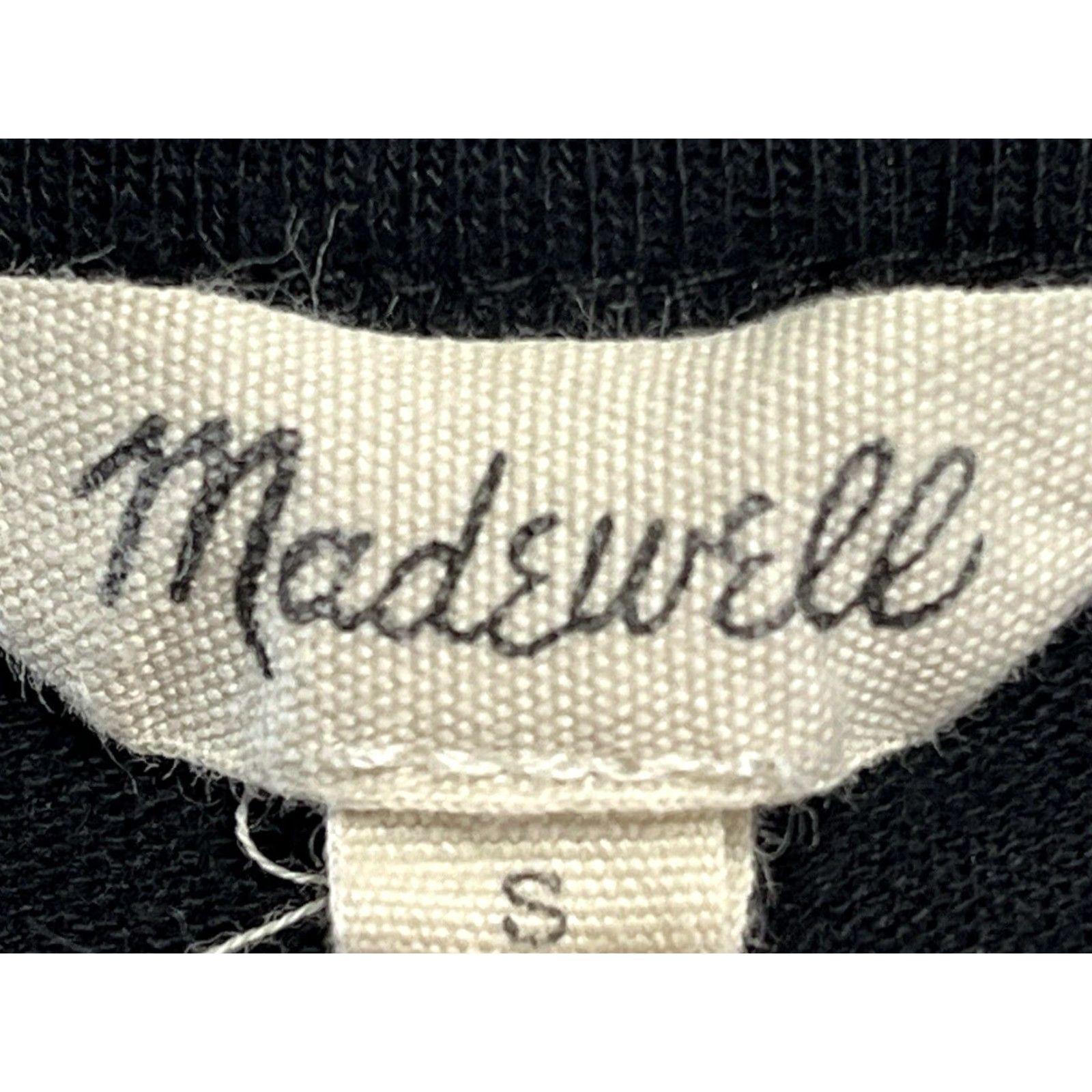 Madewell Madewell Women's Black Short Tank Dress, Small, Casual Sleeveless Size S / US 4 / IT 40 - 6 Thumbnail