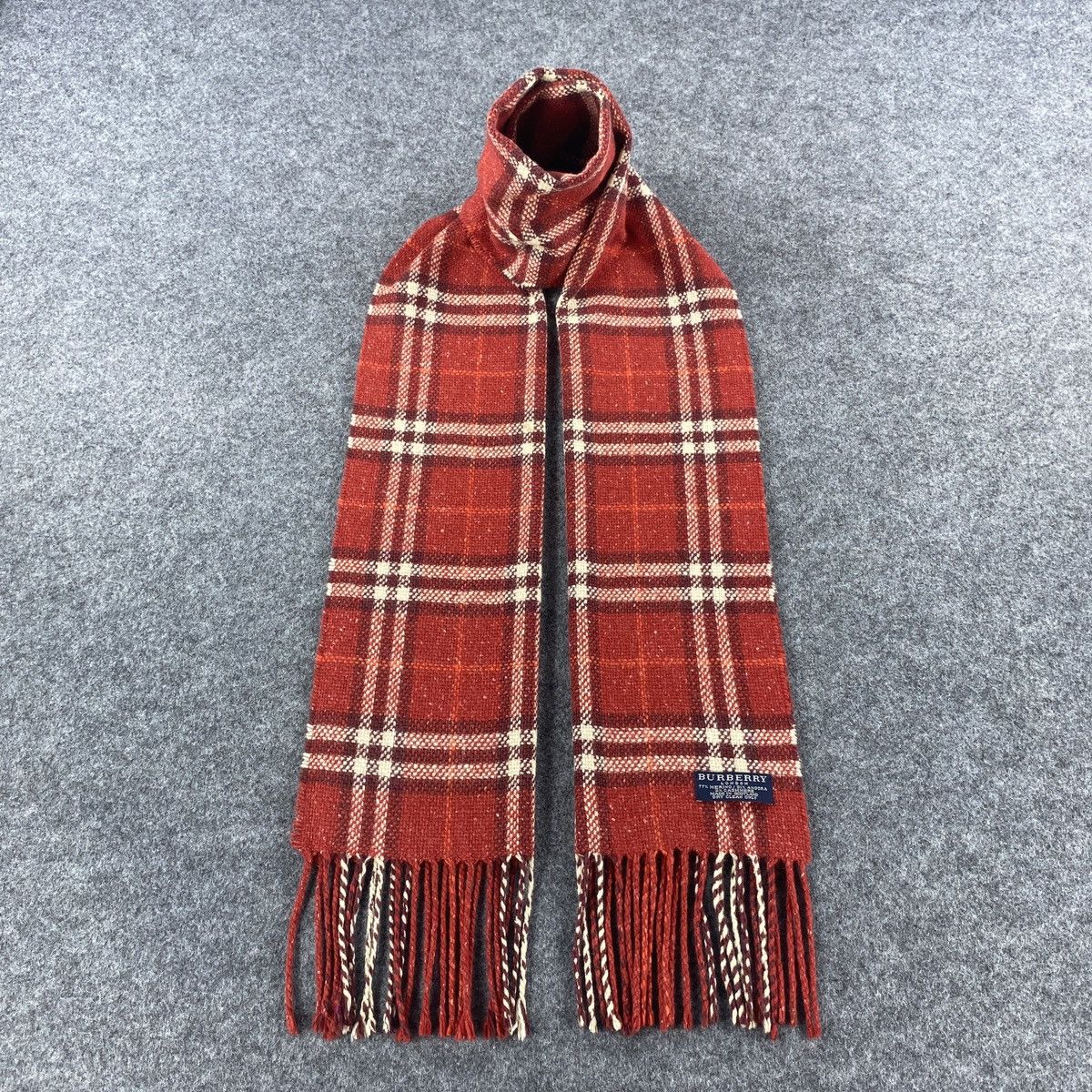 Burberry × Vintage Burberry Scarf # Muffler # Neckwear # D670 Size ONE SIZE - 1 Thumbnail