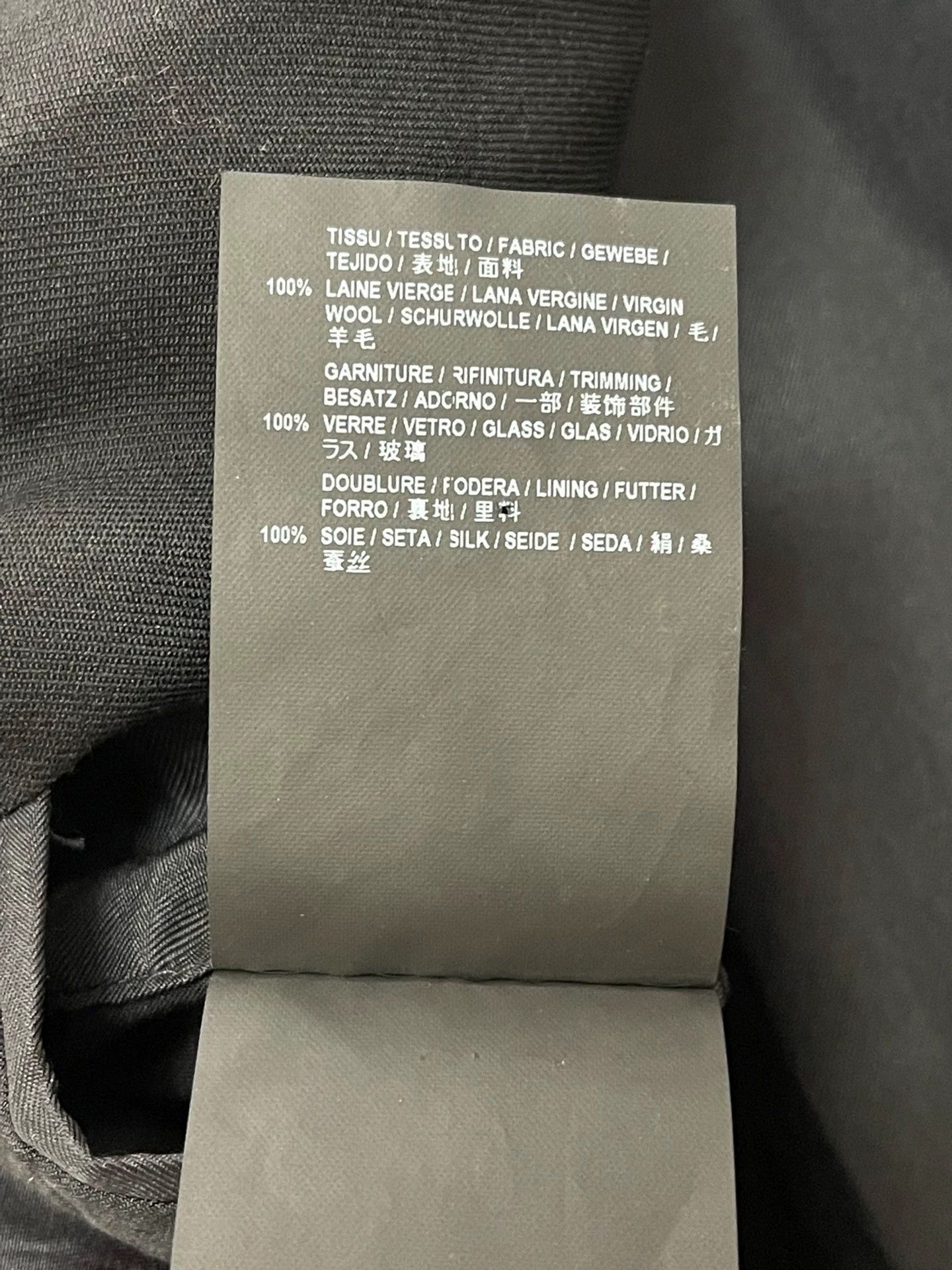 Saint Laurent Paris SLP Slim Black Smoking Jacket Men's 52 Size US L / EU 52-54 / 3 - 6 Thumbnail