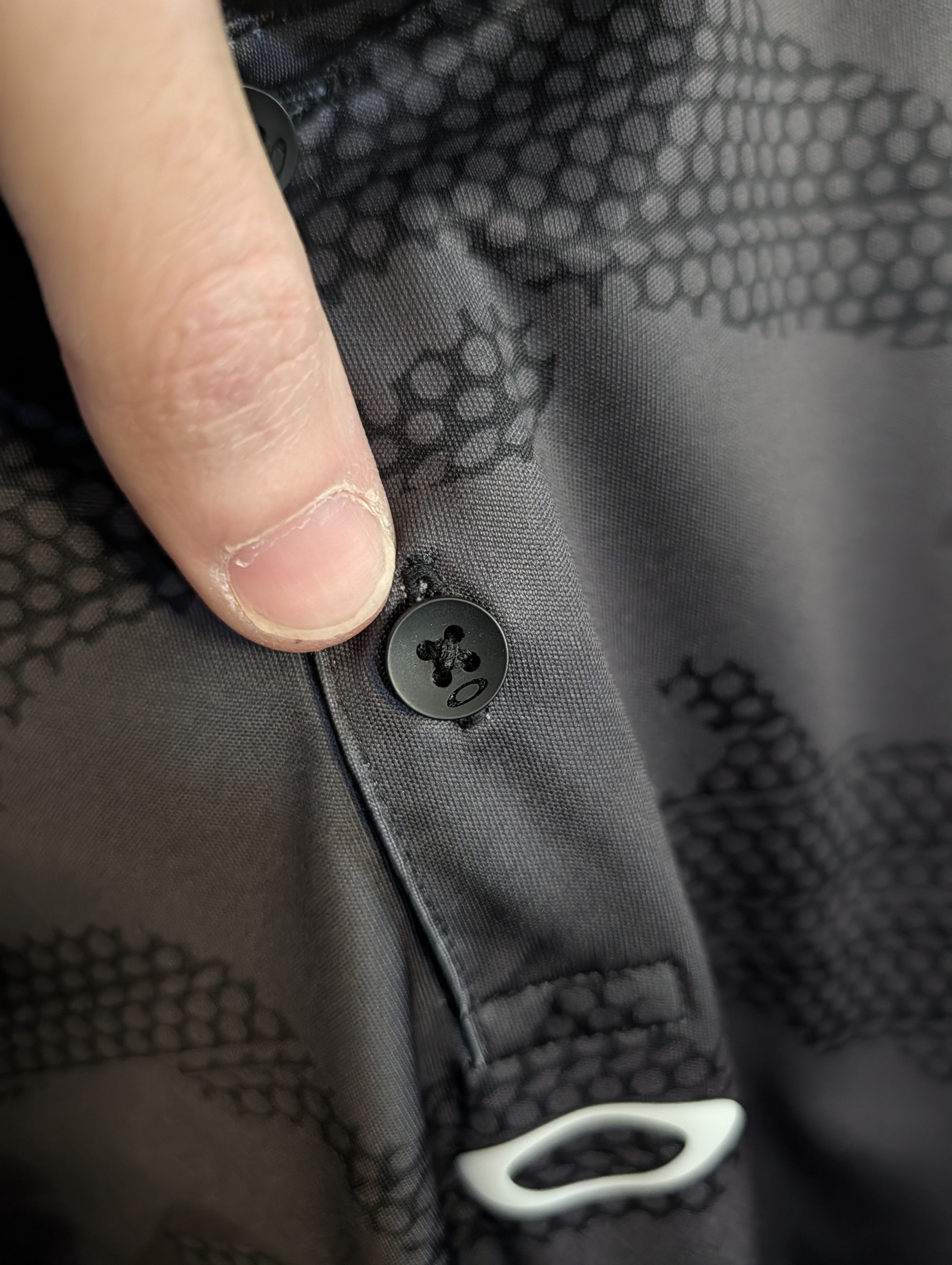 Oakley Black/gray Camo O logo print Eyewear polo shirt S Size US S / EU 44-46 / 1 - 6 Thumbnail