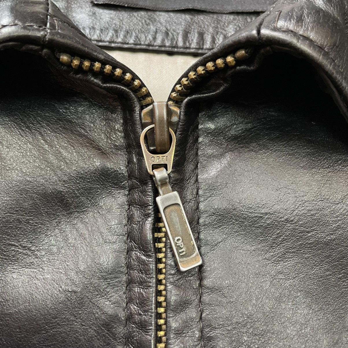 Genuine Leather Vintage Y2K Leather Jacket Biker Punk Opium BALENCIAGA Style Size US XL / EU 56 / 4 - 6 Thumbnail