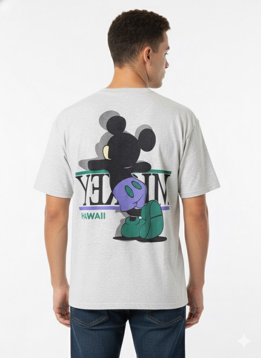 Mickey Mouse 90s Mickey Hawaii Back Heat Sherrys Tshirt A931 Size US XL / EU 56 / 4 - 2 Thumbnail