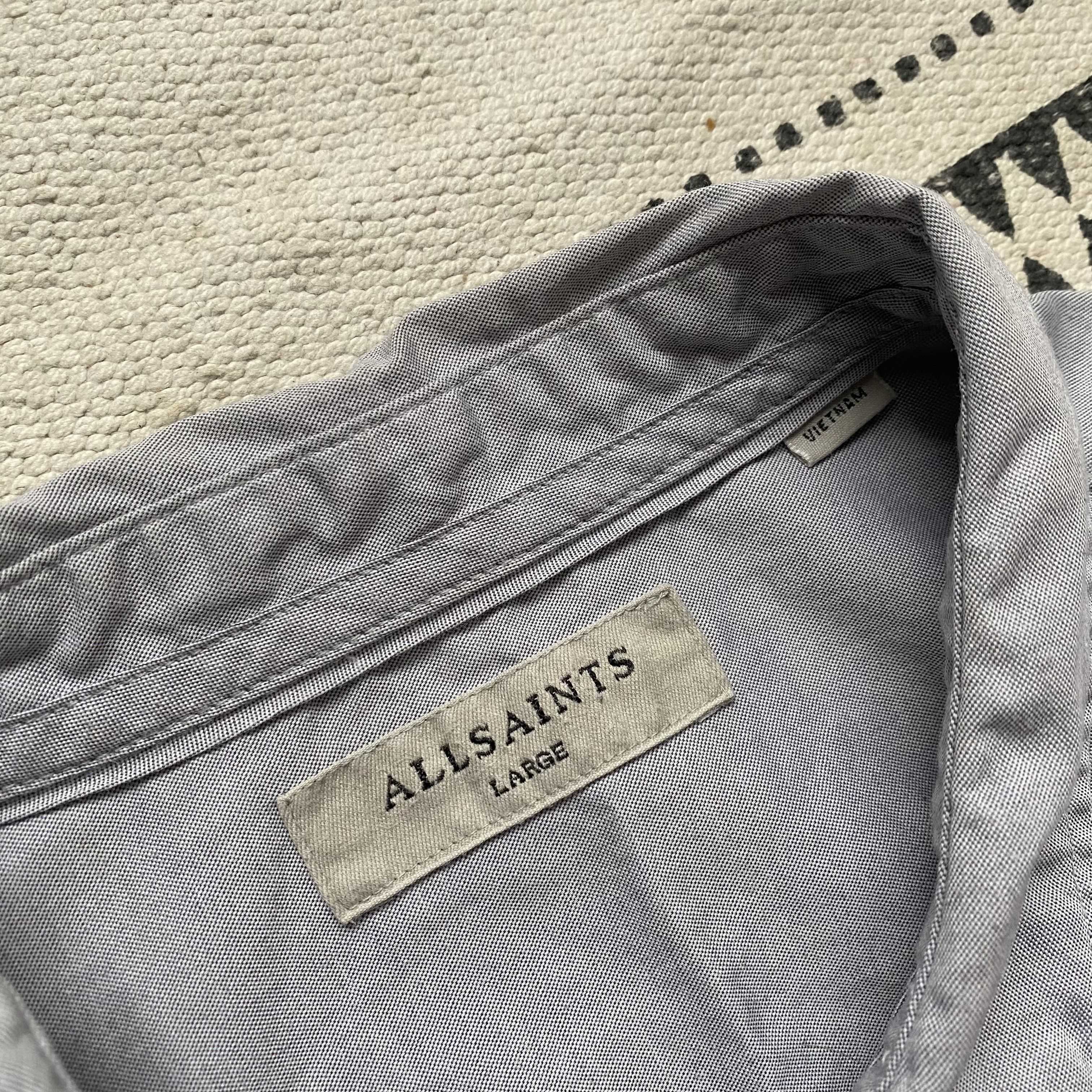 Allsaints Allsaints Shirt Oxford Oldmoney Luxury Designer Cos Size US M / EU 48-50 / 2 - 5 Thumbnail