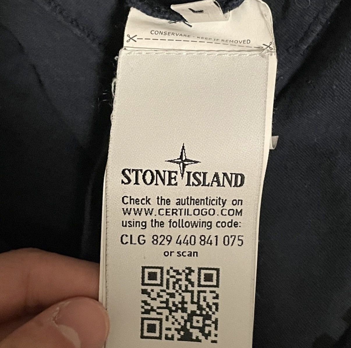 Stone Island Stone Island 2020 Graphic Spellout Longsleeve Shirt Size US L / EU 52-54 / 3 - 6 Thumbnail