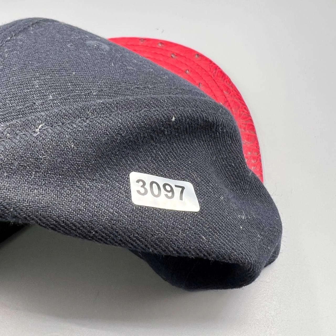 New Era Atlanta Braves Hat Men M-L Black Embroidered MLB Strap Back Size ONE SIZE - 8 Thumbnail