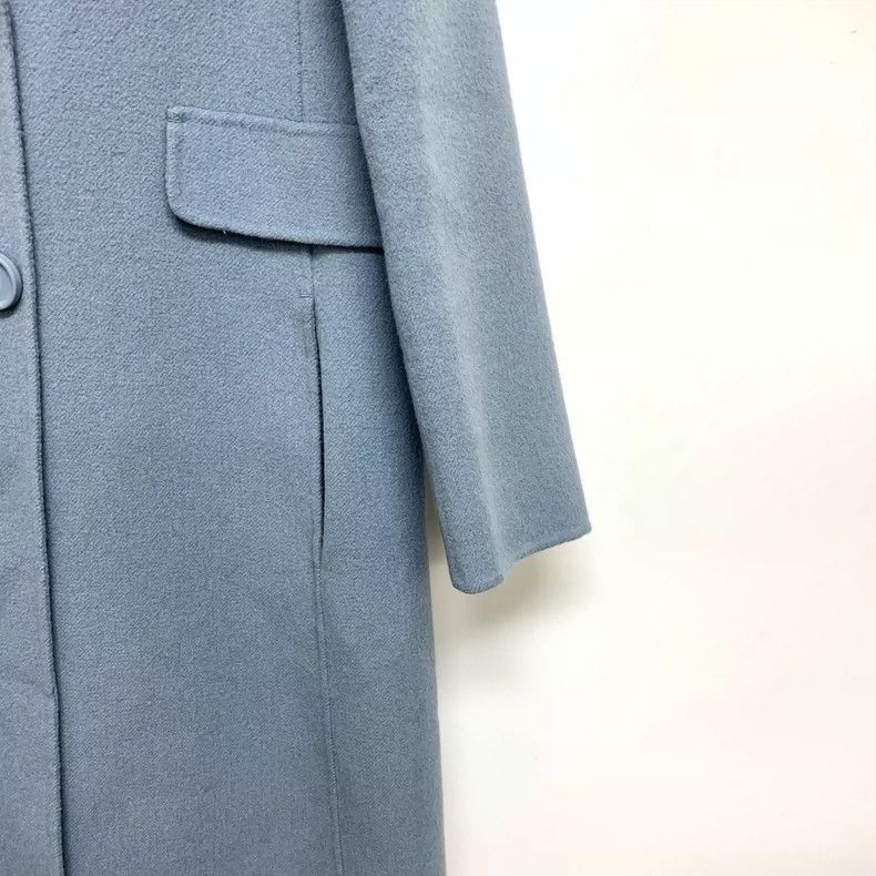 Max Mara Max Mara Haze Blue Coat Size S / US 4 / IT 40 - 6 Thumbnail