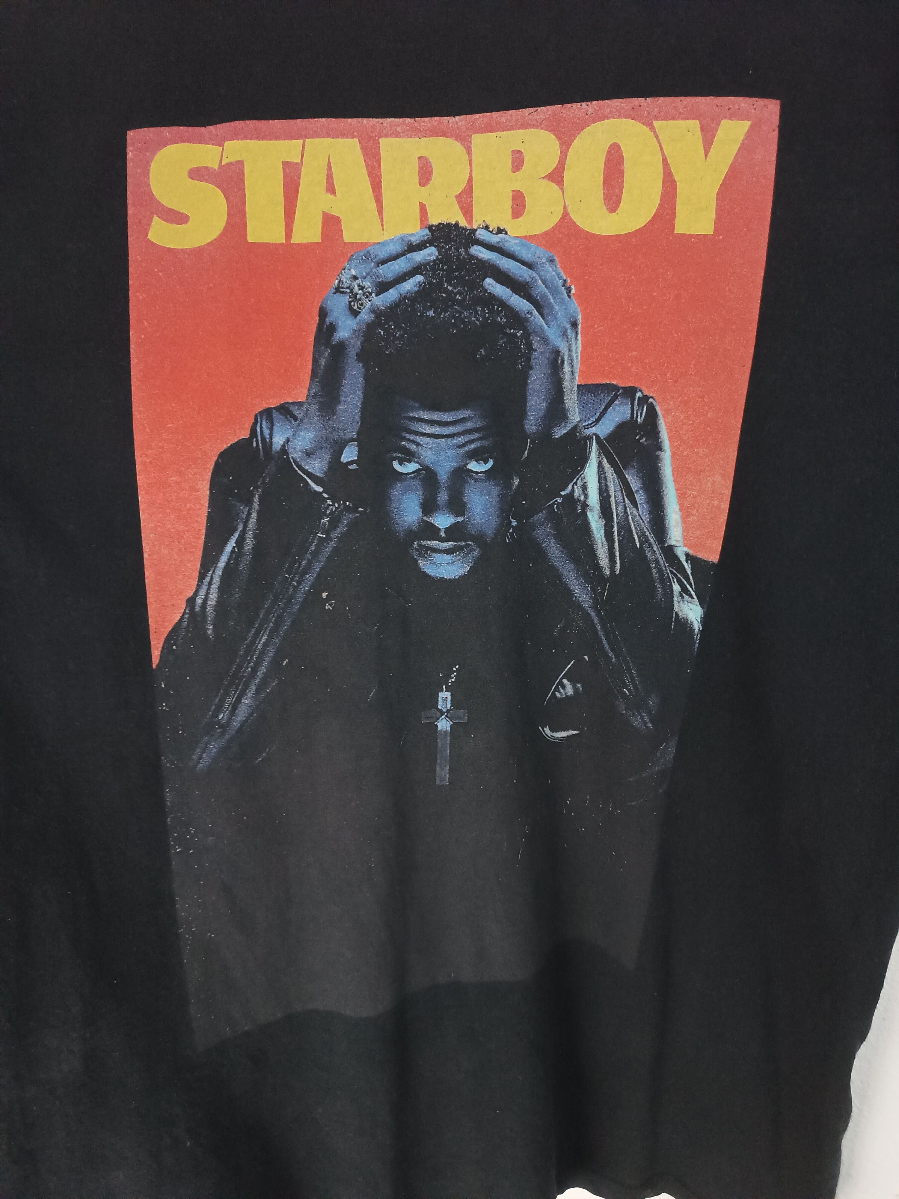 Rap Tees VINTAGE 2016 THE WEEKND STARBOY FADED TEE daft punk kanye Size US L / EU 52-54 / 3 - 10 Thumbnail