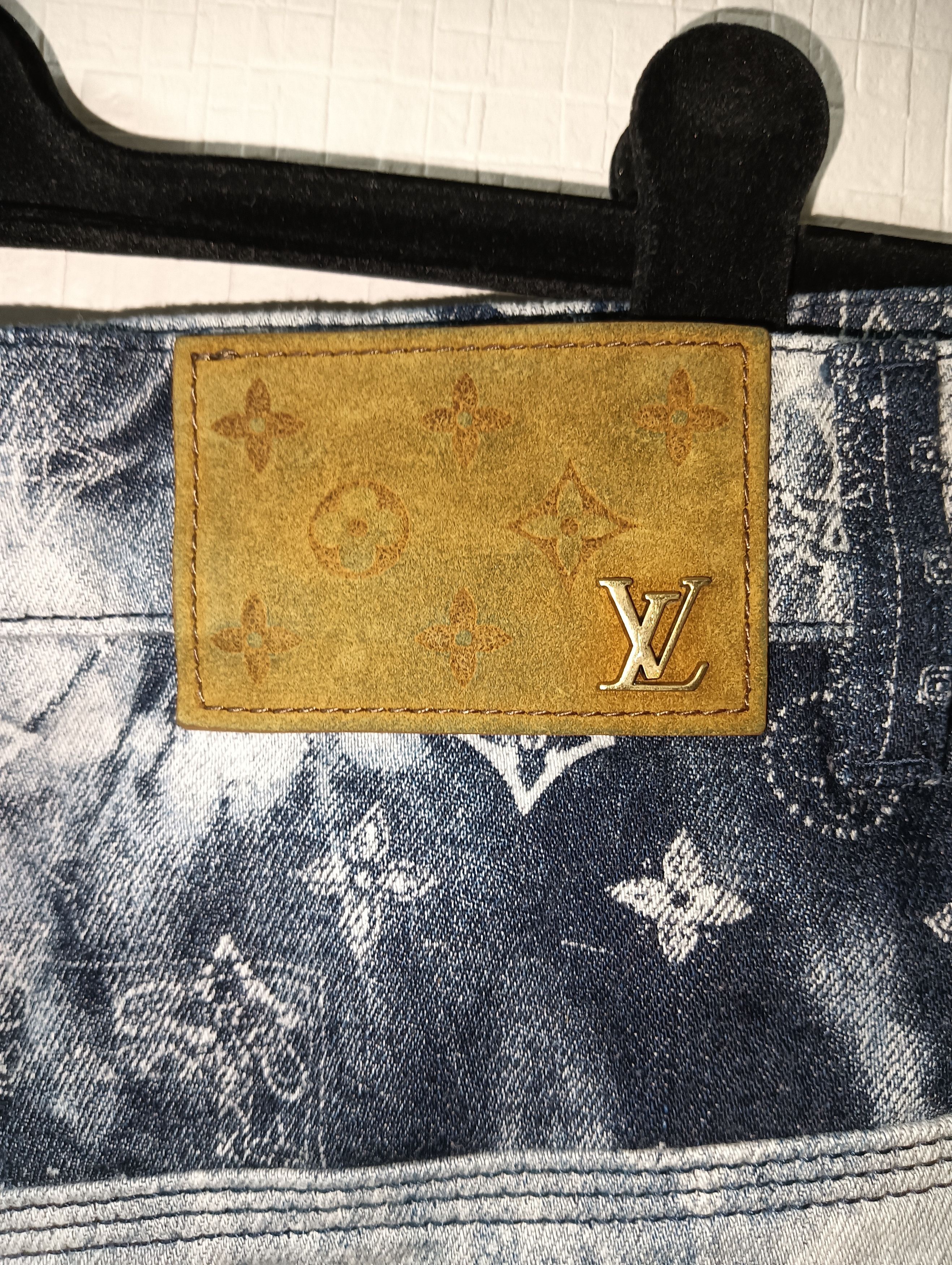 Louis Vuitton Bandana Monogram Denim Shorts Size US 30 / EU 46 - 5 Thumbnail
