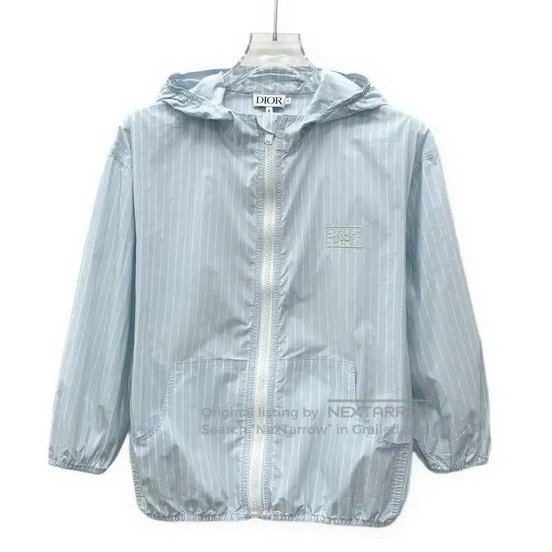 Dior Dior Light Blue Cotton Women's Jacket . Size S / US 4 / IT 40 - 1 Thumbnail