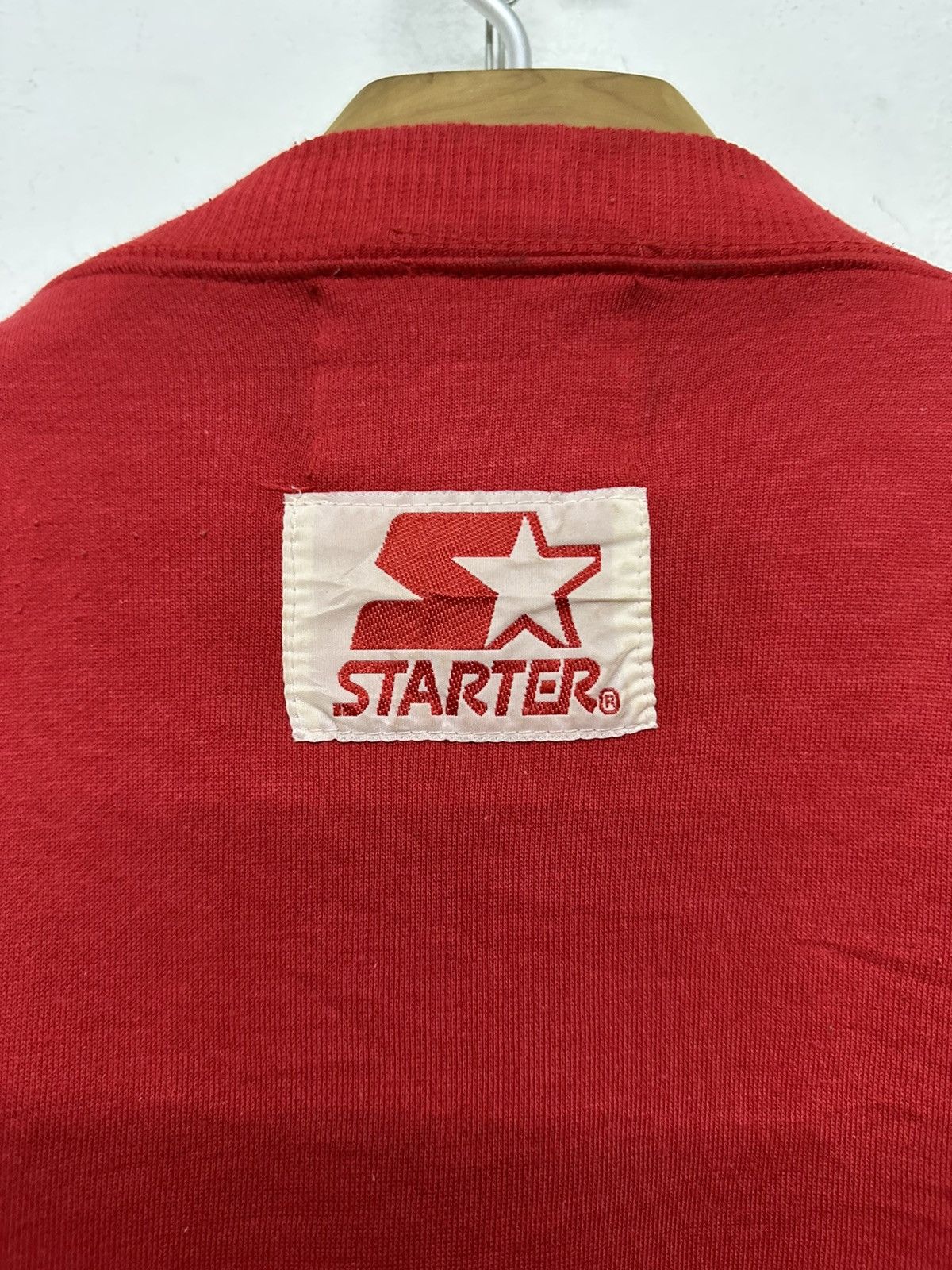 NFL × Starter Vintage 90s SF 49ers Sweatshirt Embroidered Spell Out Size US M / EU 48-50 / 2 - 13 Thumbnail