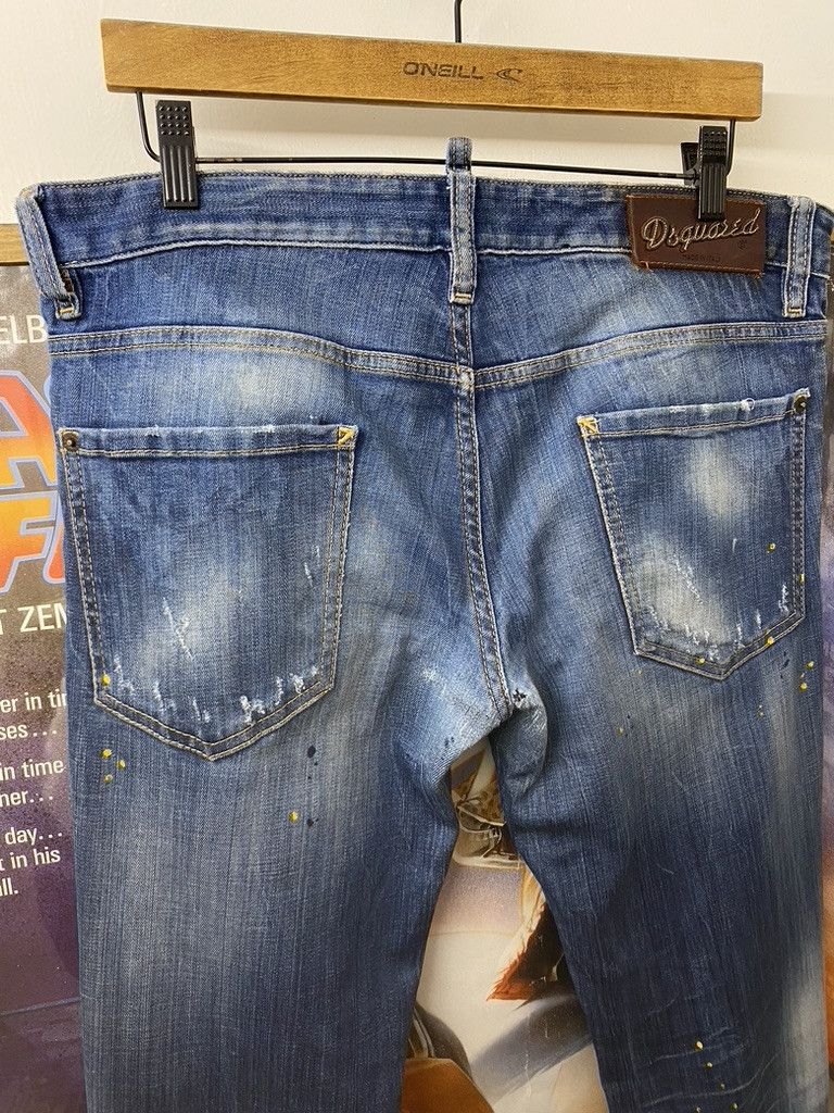 Dsquared2 SS15 Dsquared² Distressed Paint Splattered CG Denim Jeans Size US 32 / EU 48 - 4 Thumbnail